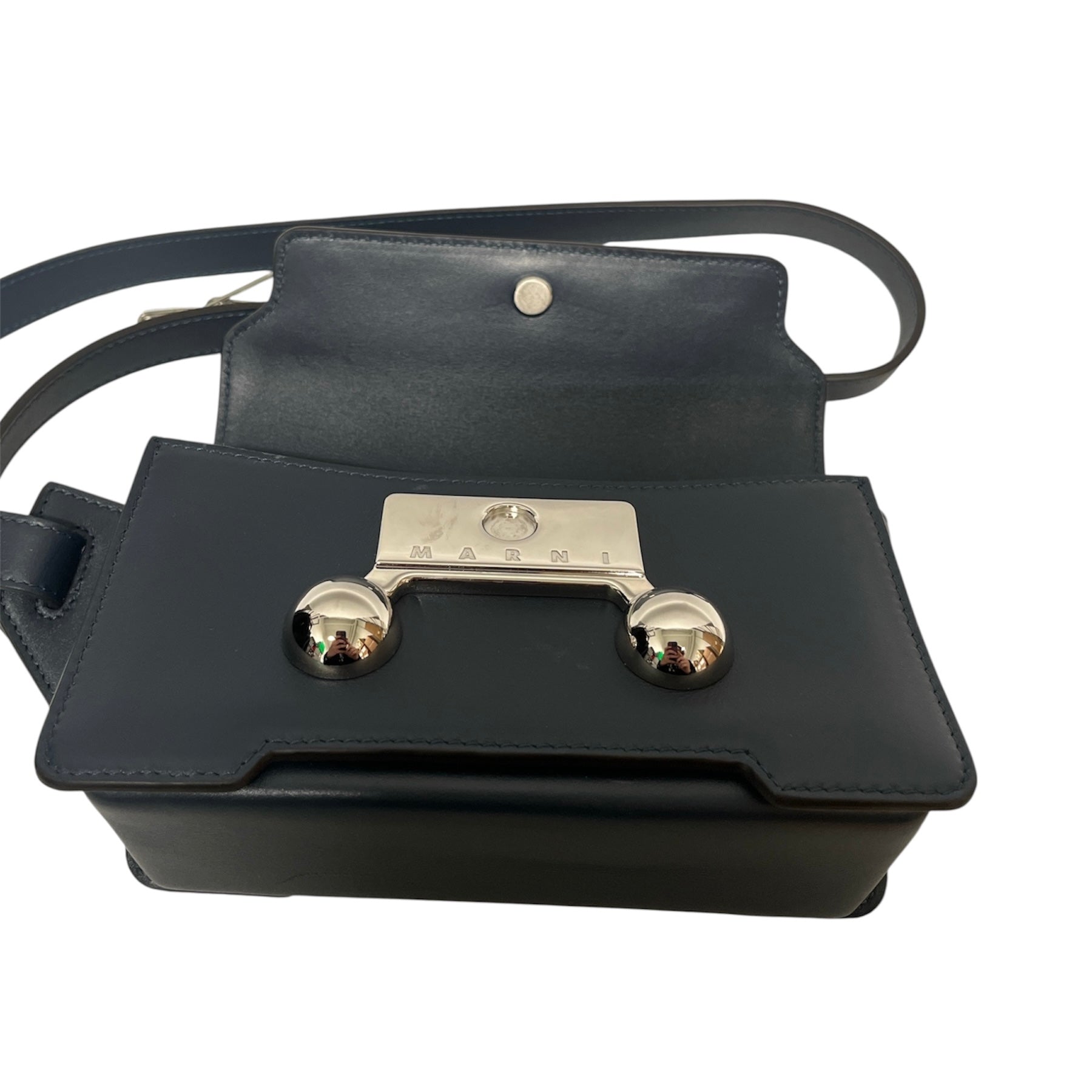 MARNI/Bag/Leather/IDG/TRUNK CROSSBODY view 3
