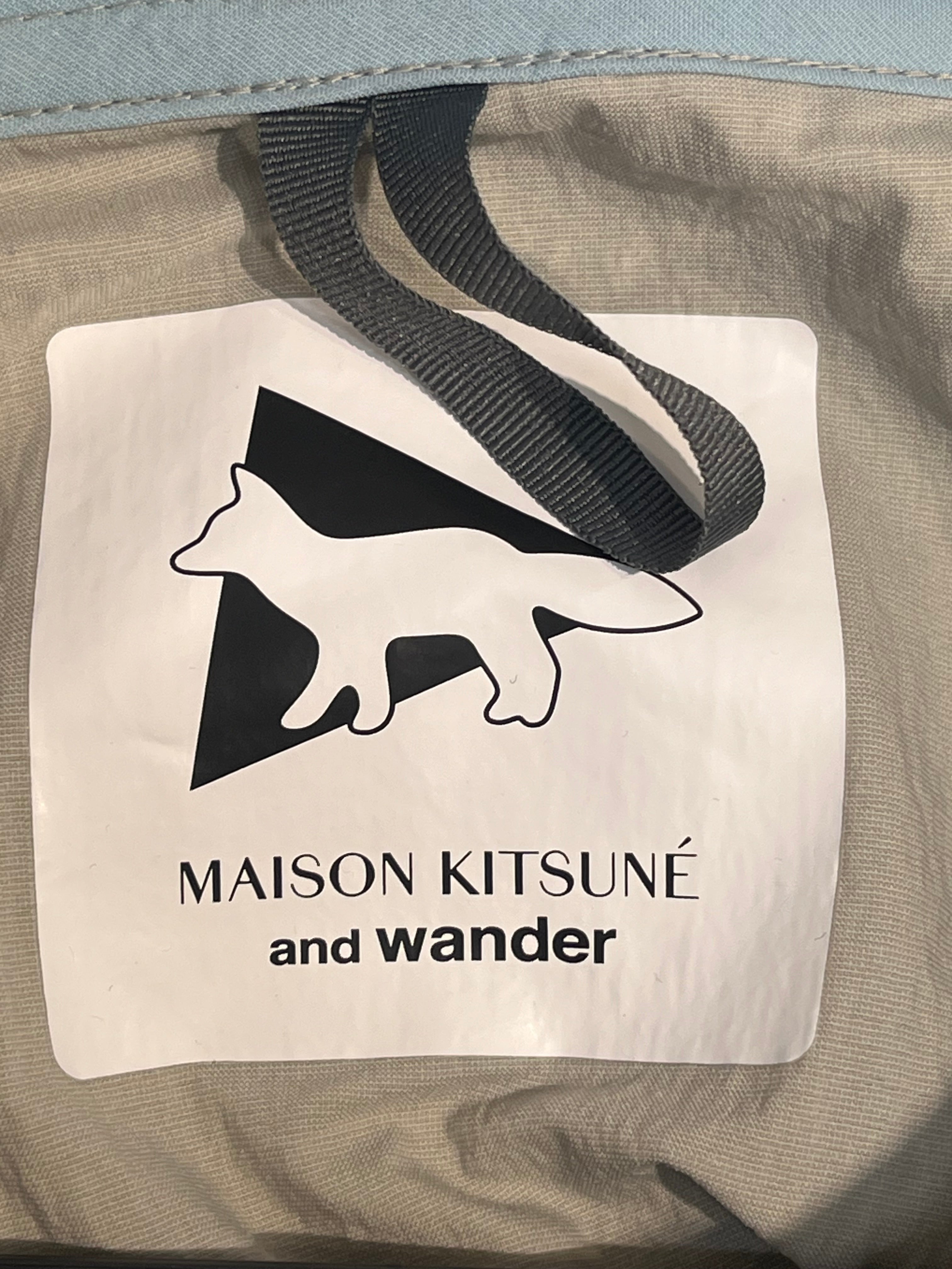 MAISON KITSUNE/and wander/Jacket/L/SLV/BLUE PANELS view 3