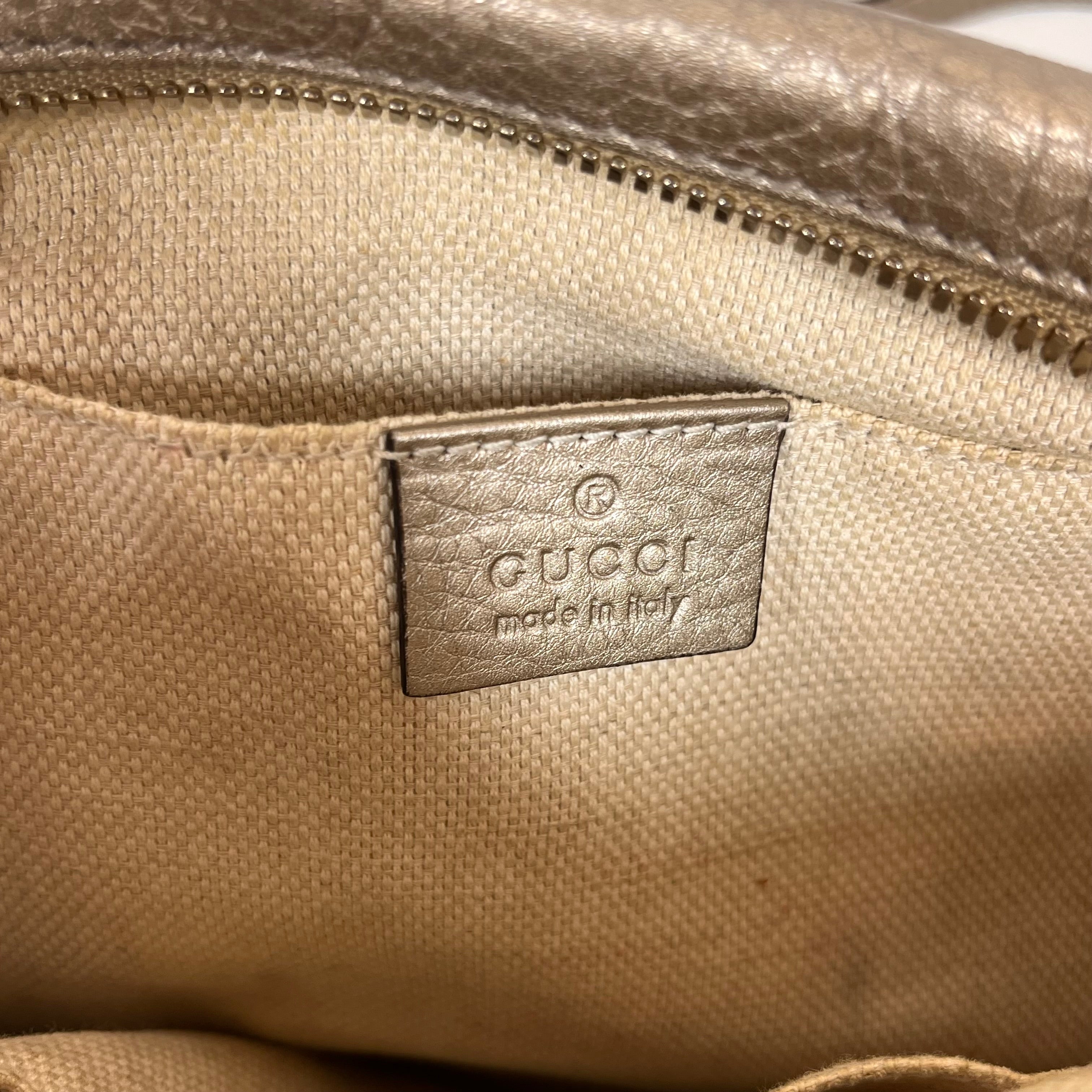 GUCCI/Cross Body Bag/GLD/soho disco view 5