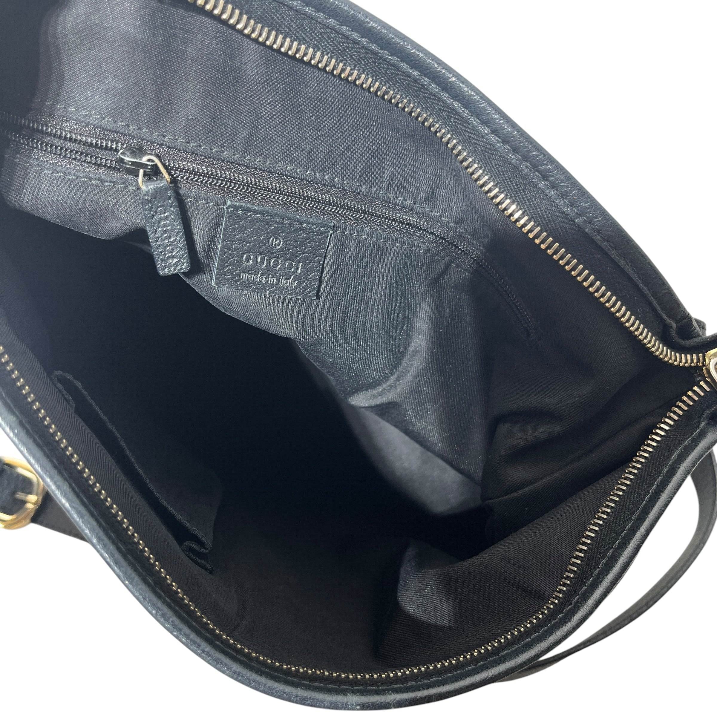GUCCI/Hand Bag/Monogram/Cotton/BLK/Canvas Abbey D Ring Shoulder view 5