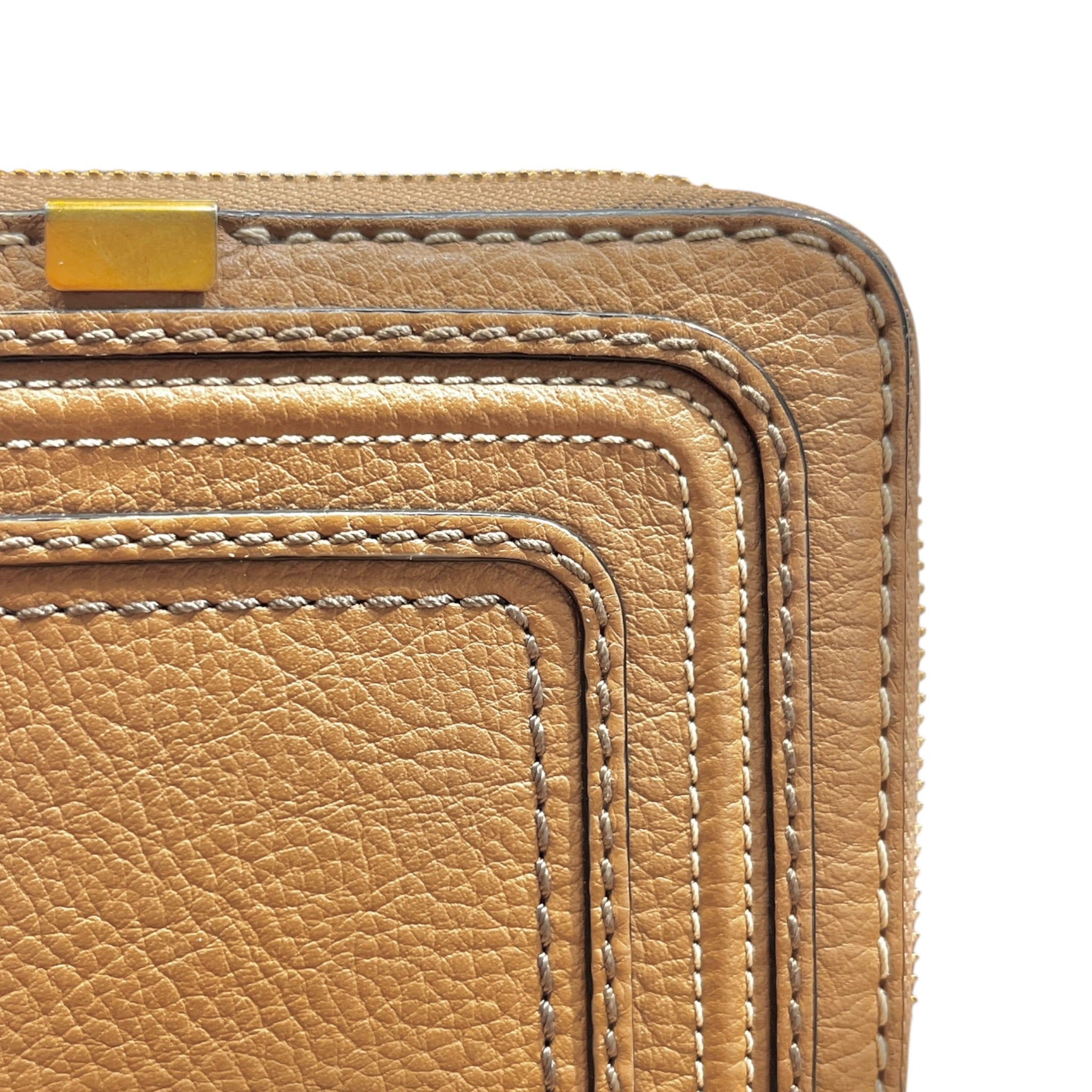 Chloe/Long Wallet/Leather/BEG/GOLD HARDWARE view 6