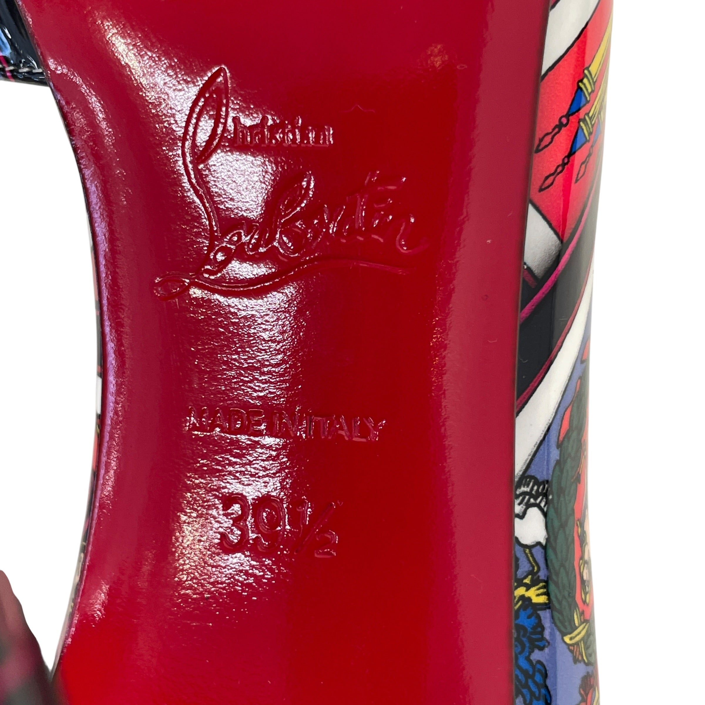 Christian Louboutin/Heels/US 8/RED/TAROTCARDS view 3