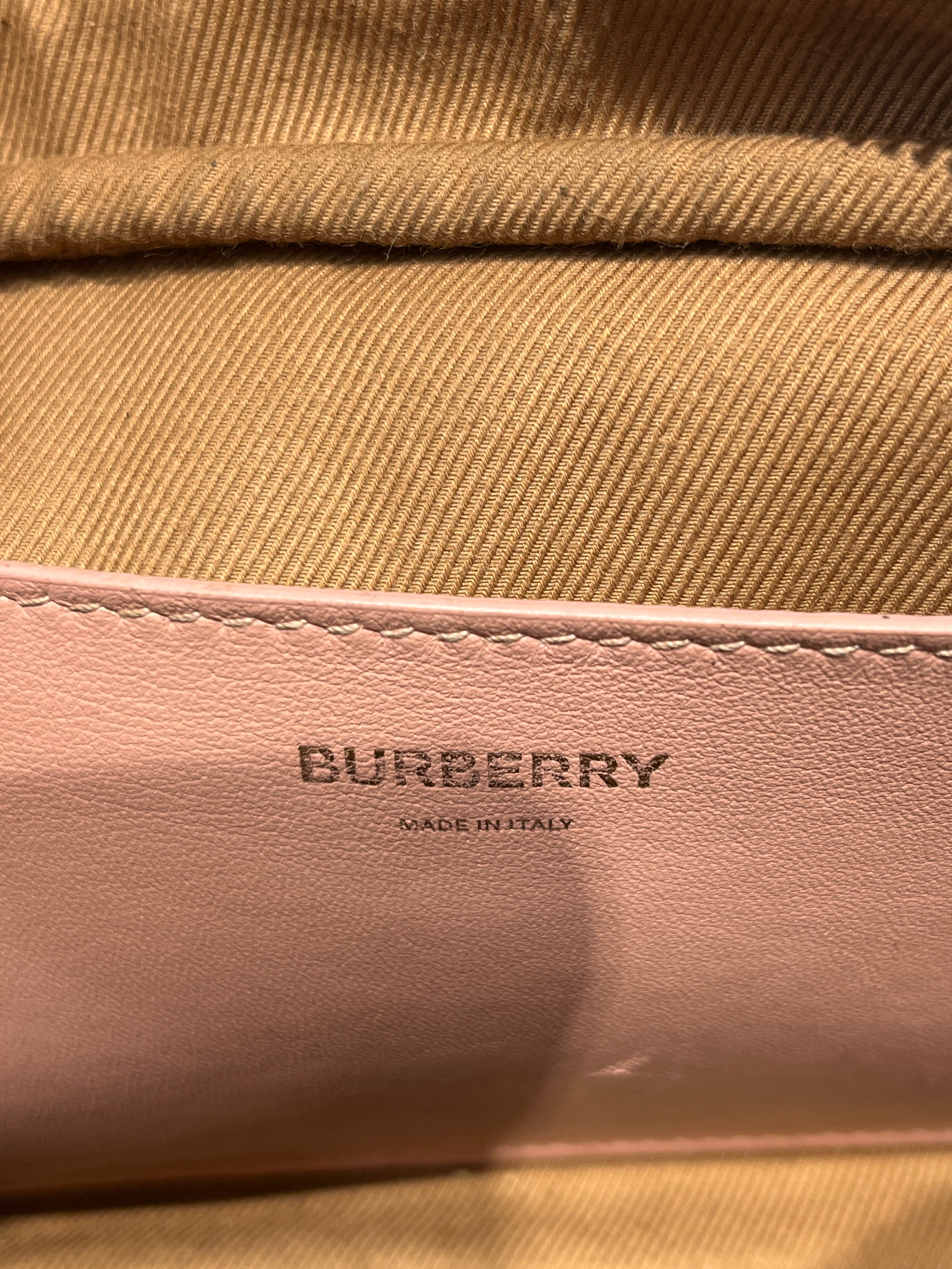 BURBERRY/Cross Body Bag/Leather/PNK/QUILTED LOLITA view 5