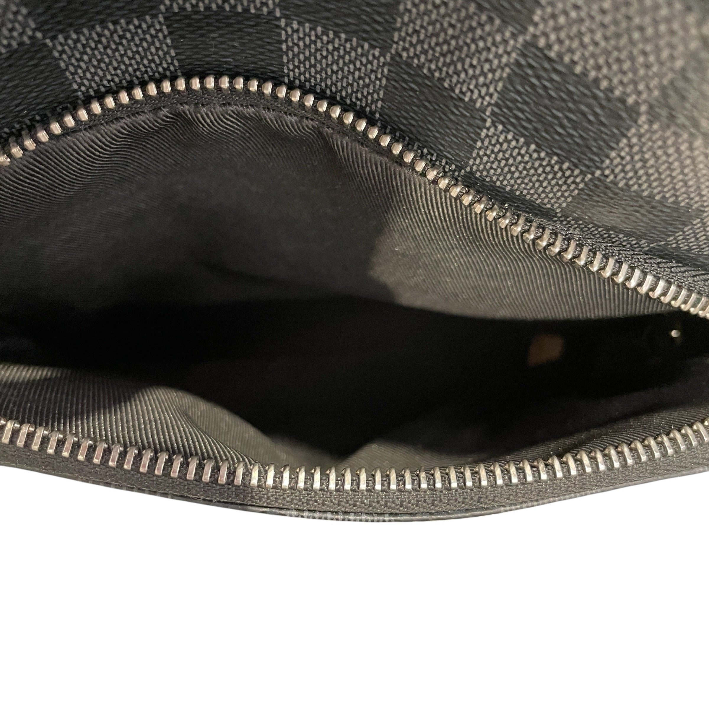 LOUIS VUITTON/Bag/All Over Print/Leather/BLK/Daimer Graphite Sling view 7
