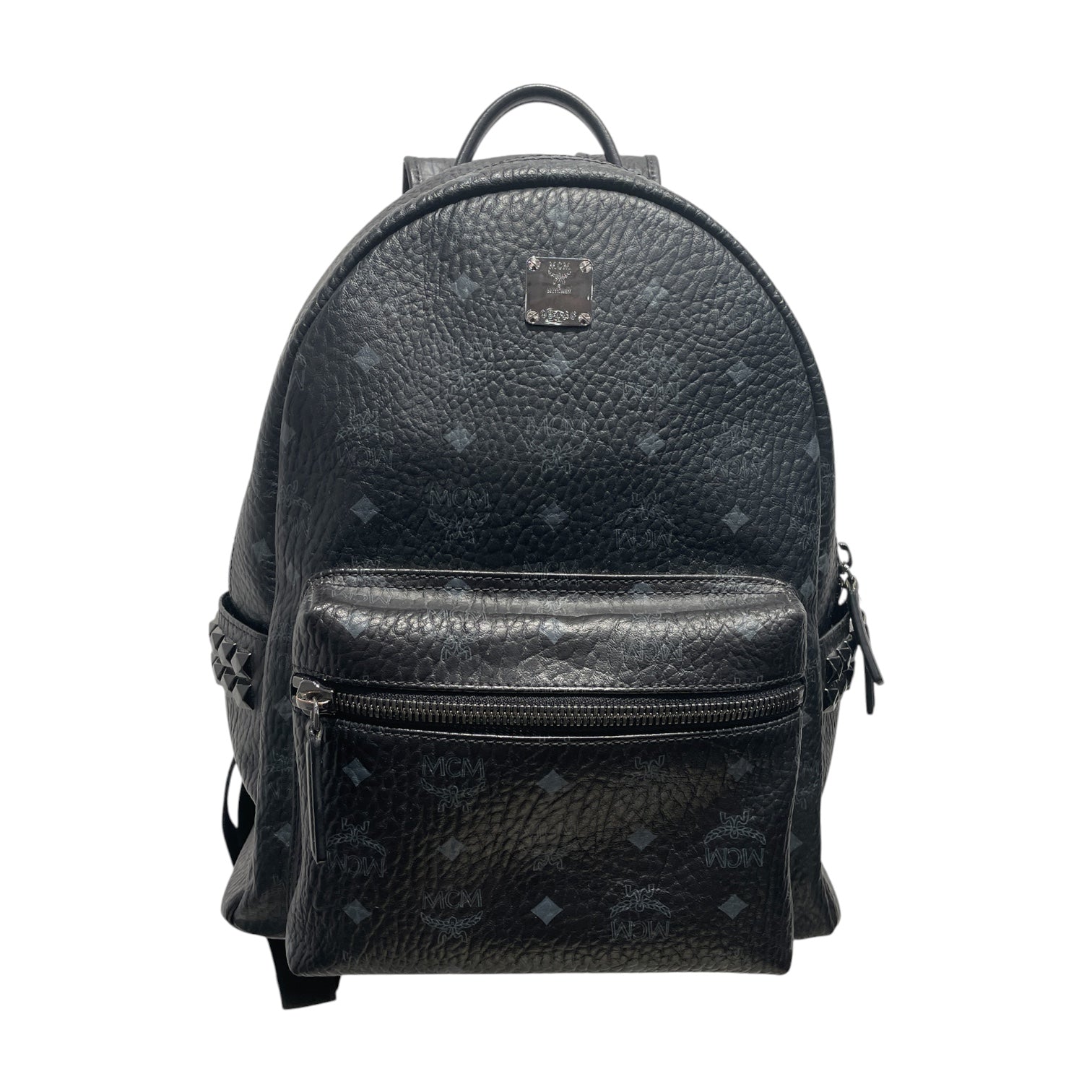 MCM/Backpack/Monogram/BLK/9544G Studded view 1