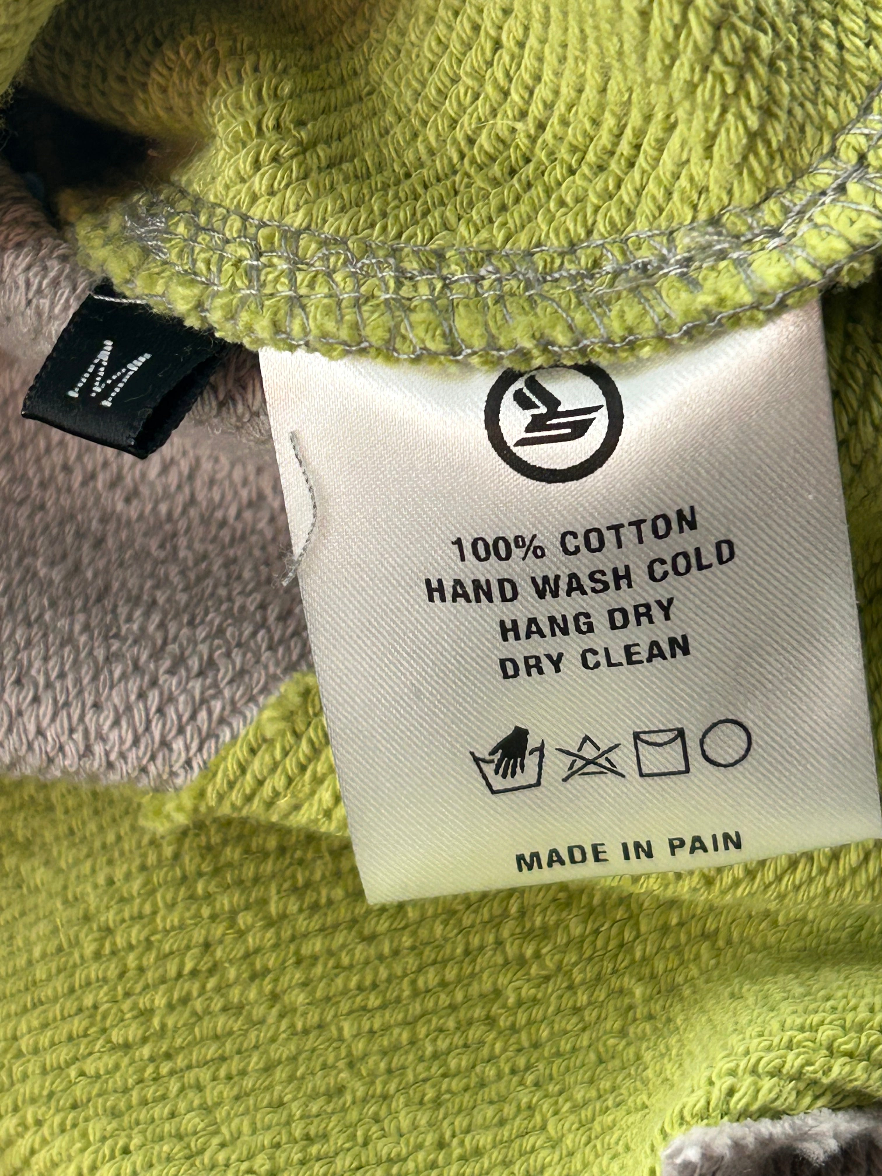 sicko/Hoodie/M/Stripe/Cotton/GRN/Pullover/ view 3