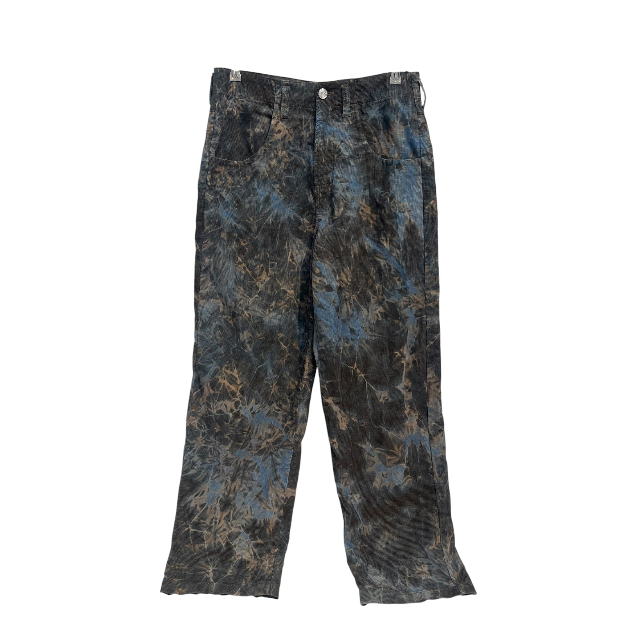 BLUEMARBLE/Pants/31/Cotton/IDG/All Over Print/bleached indigo view 1