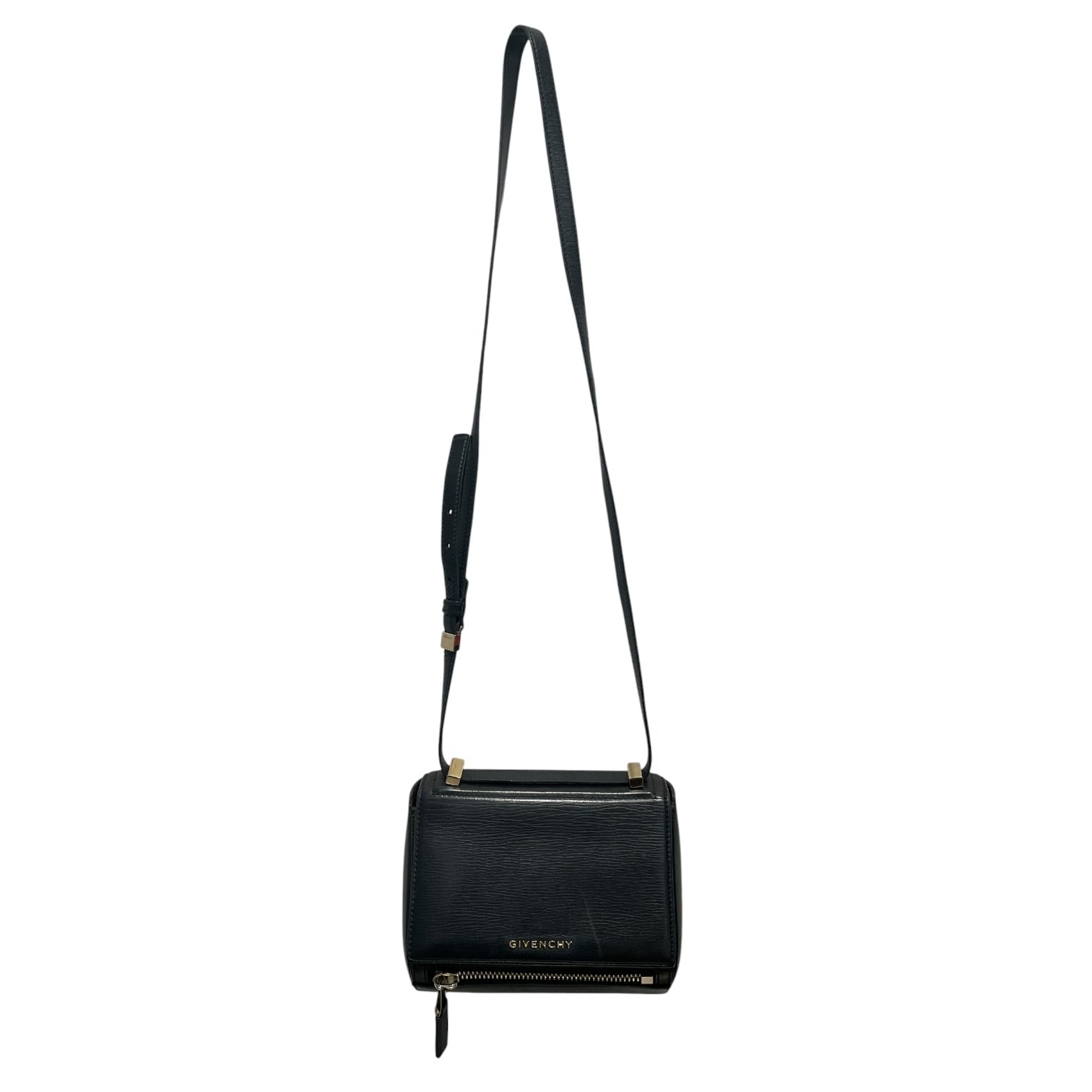GIVENCHY/Cross Body Bag/Leather/BLK/PANDORA BOX BAG view 3
