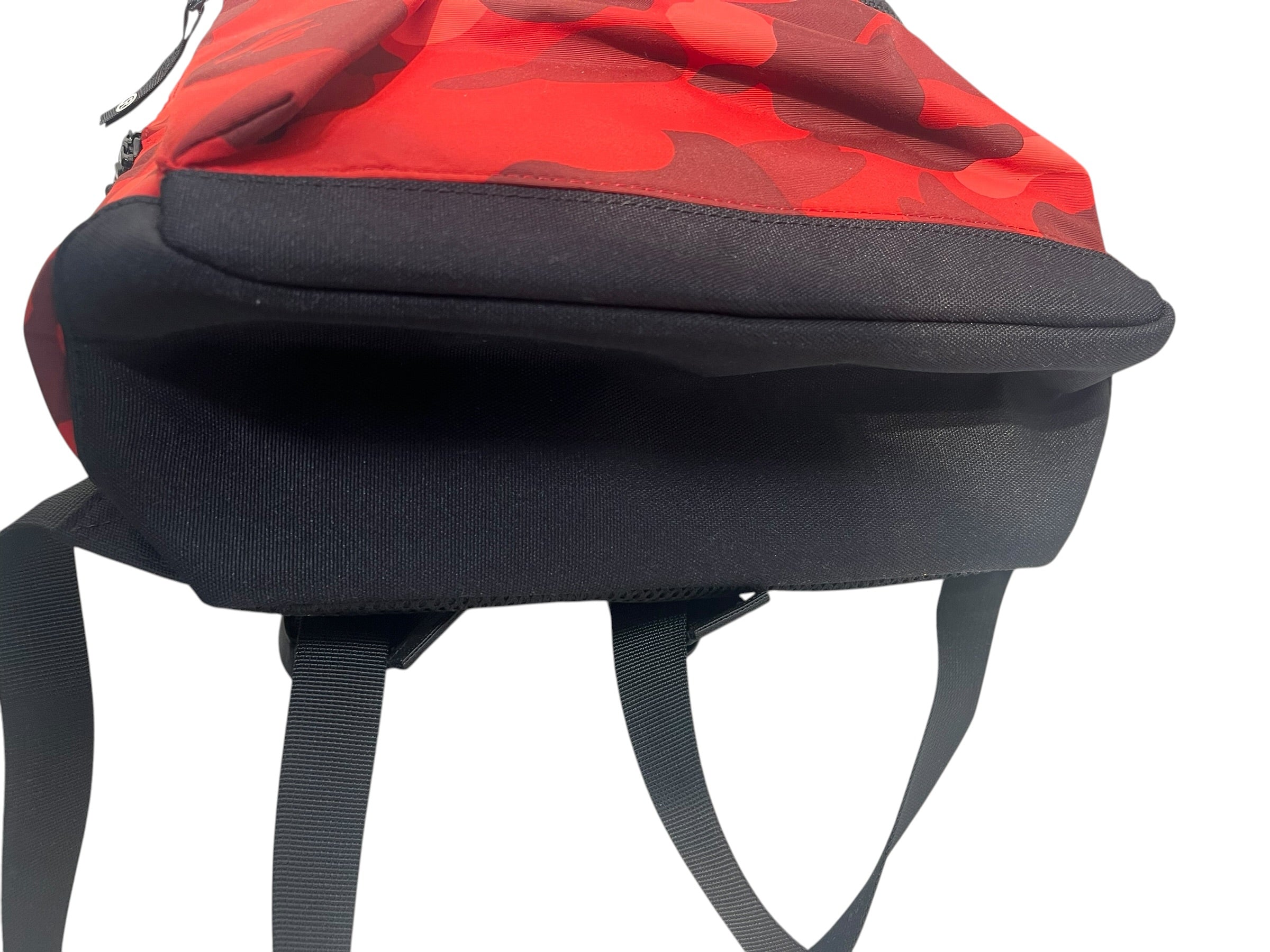 A BATHING APE/Backpack/Camouflage/Polyester/RED/RED CAMOUFLAGE BACKPACK view 3