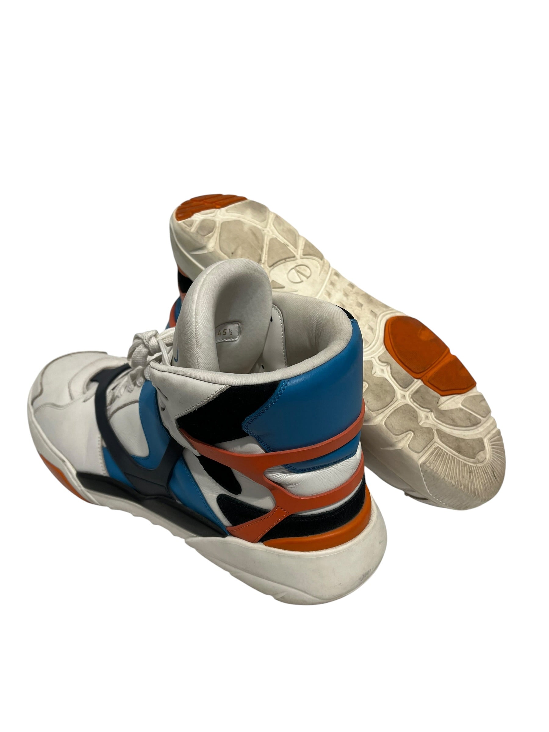 VALENTINO/Hi-Sneakers/EU 45.5/Leather/MLT/ORN, BLU, NVY, WHT MADE ONE view 4