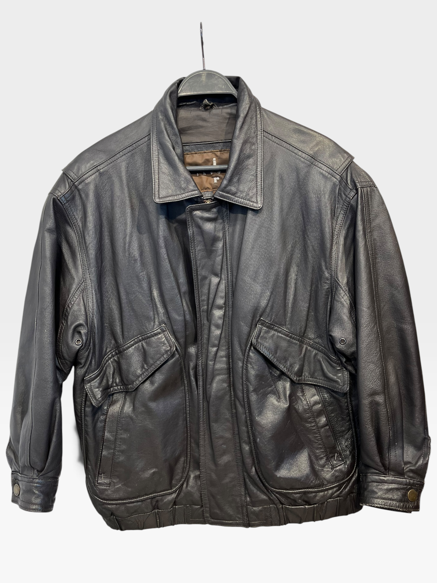 JOSHUAROSS/Leather Jkt/L/Leather/BRW/ view 1