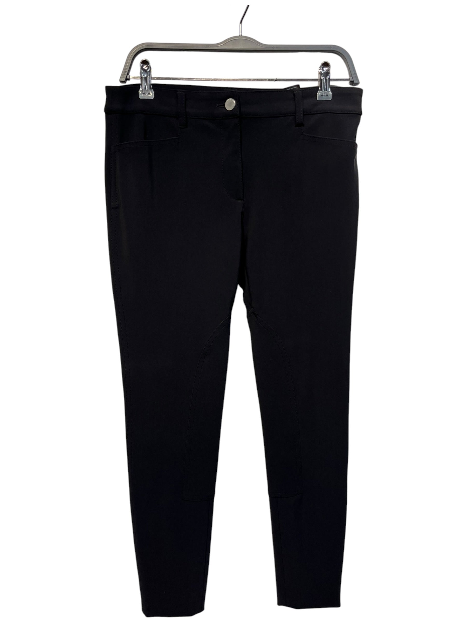 BALENCIAGA/Skinny Pants/38/Polyester/BLK/PANELED TROUSER view 1