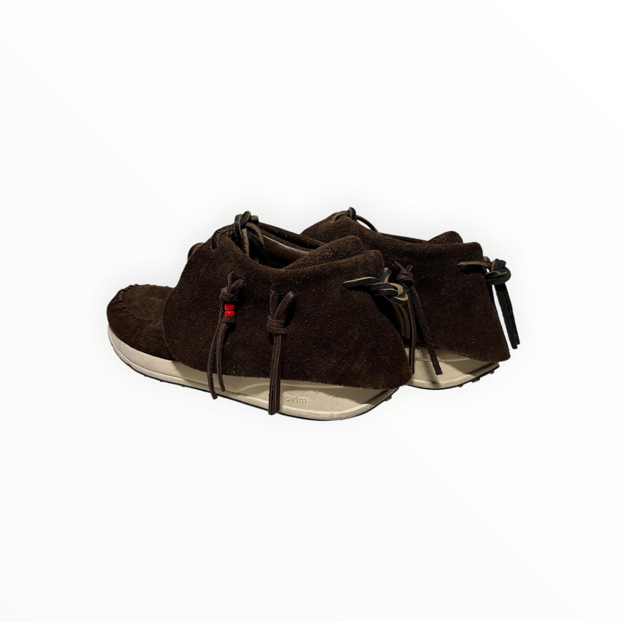 visvim/Hi-Sneakers/US 10/Leather/BRW/shaman folk bead accent view 2