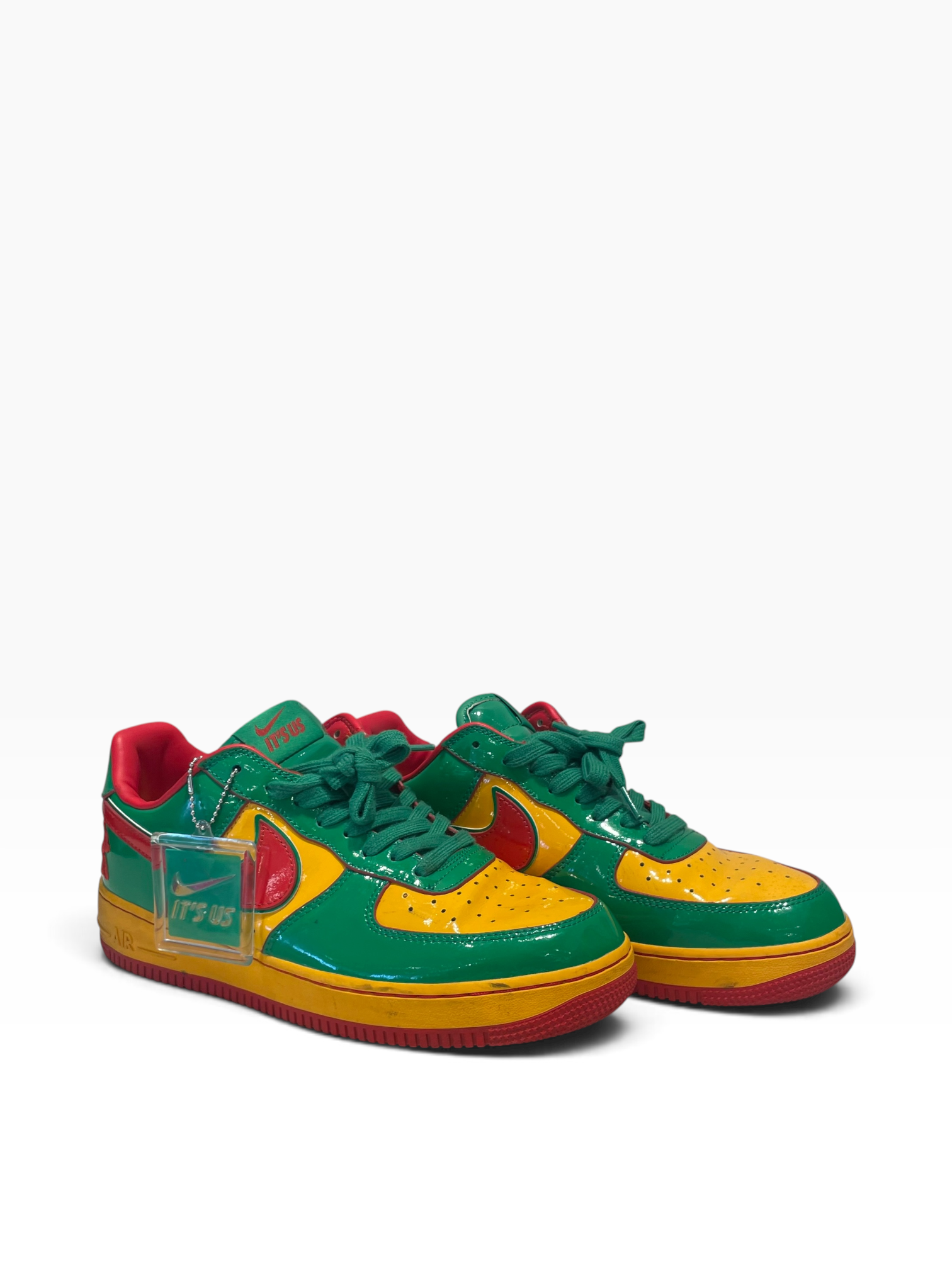 NIKE/Low-Sneakers/US 10/Leather/MLT/Lil Yachty Lucky Green view 1
