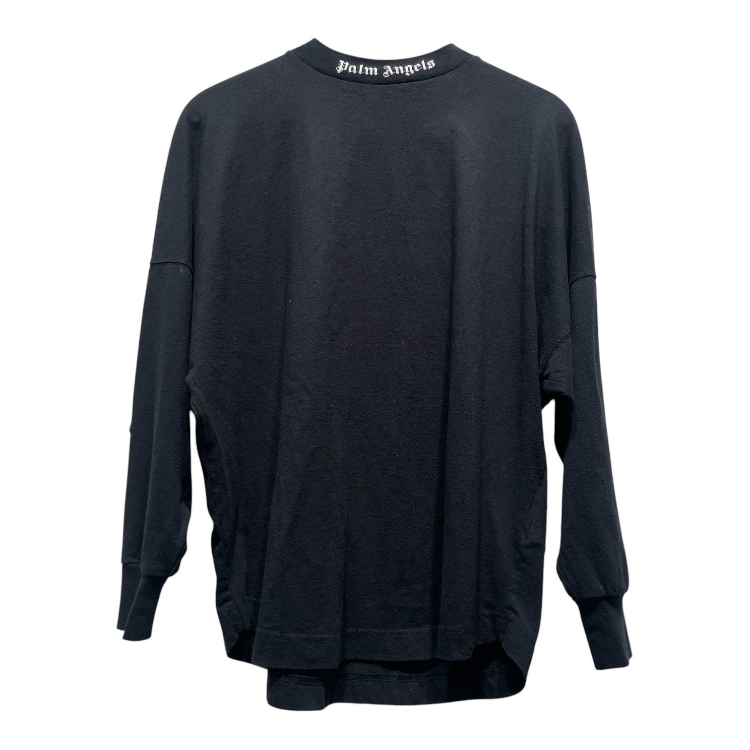 Palm Angels/LS T-Shirt/XS/Cotton/BLK/ view 1
