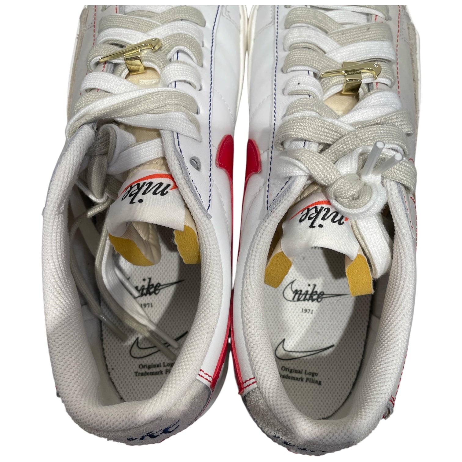 NIKE/Low-Sneakers/US 9.5/Leather/GRY/BLAZER LOW 77 view 3