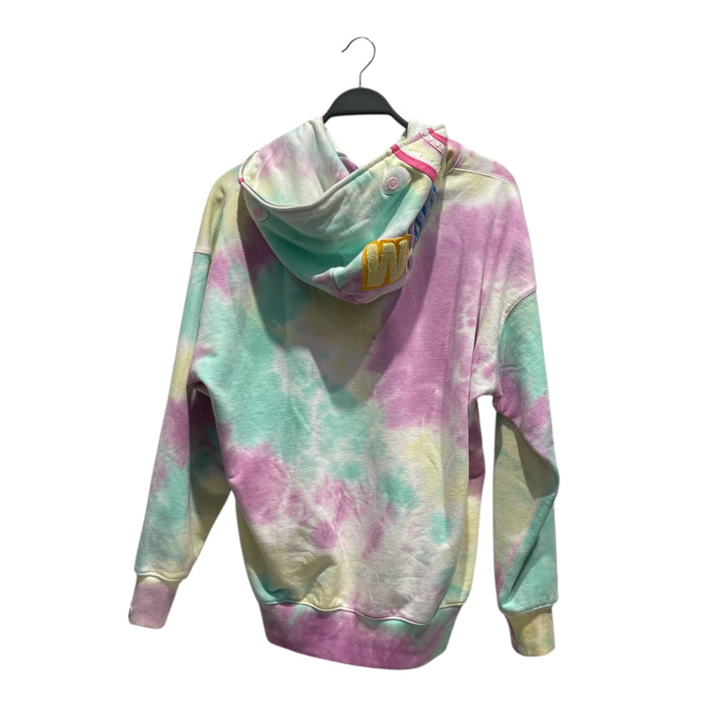 A BATHING APE/Zip Up Hoodie/S/All Over Print/Cotton/MLT/Tie Dye Shark Full Zip