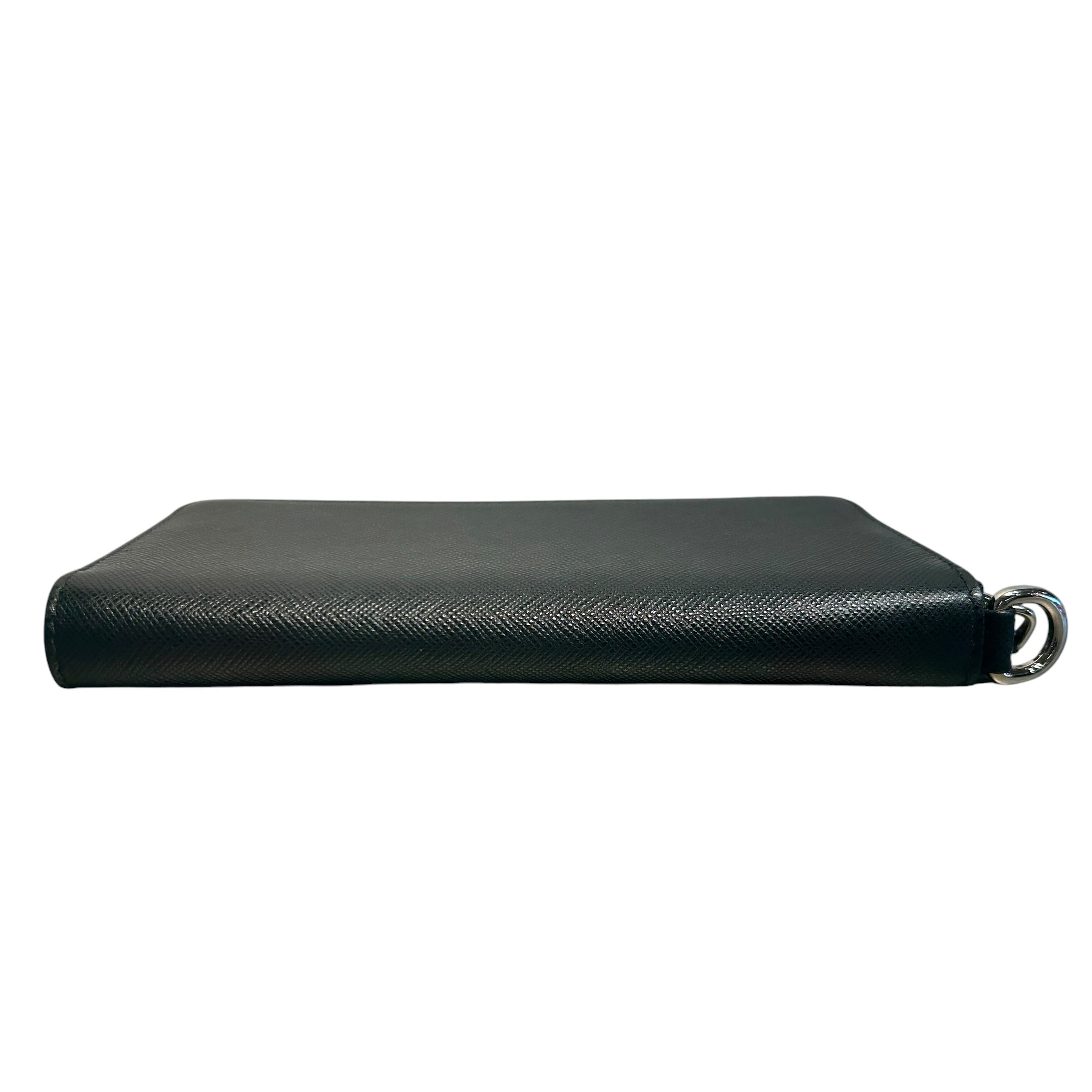 PRADA/Long Wallet/Leather/BLK/Long Wallet view 3
