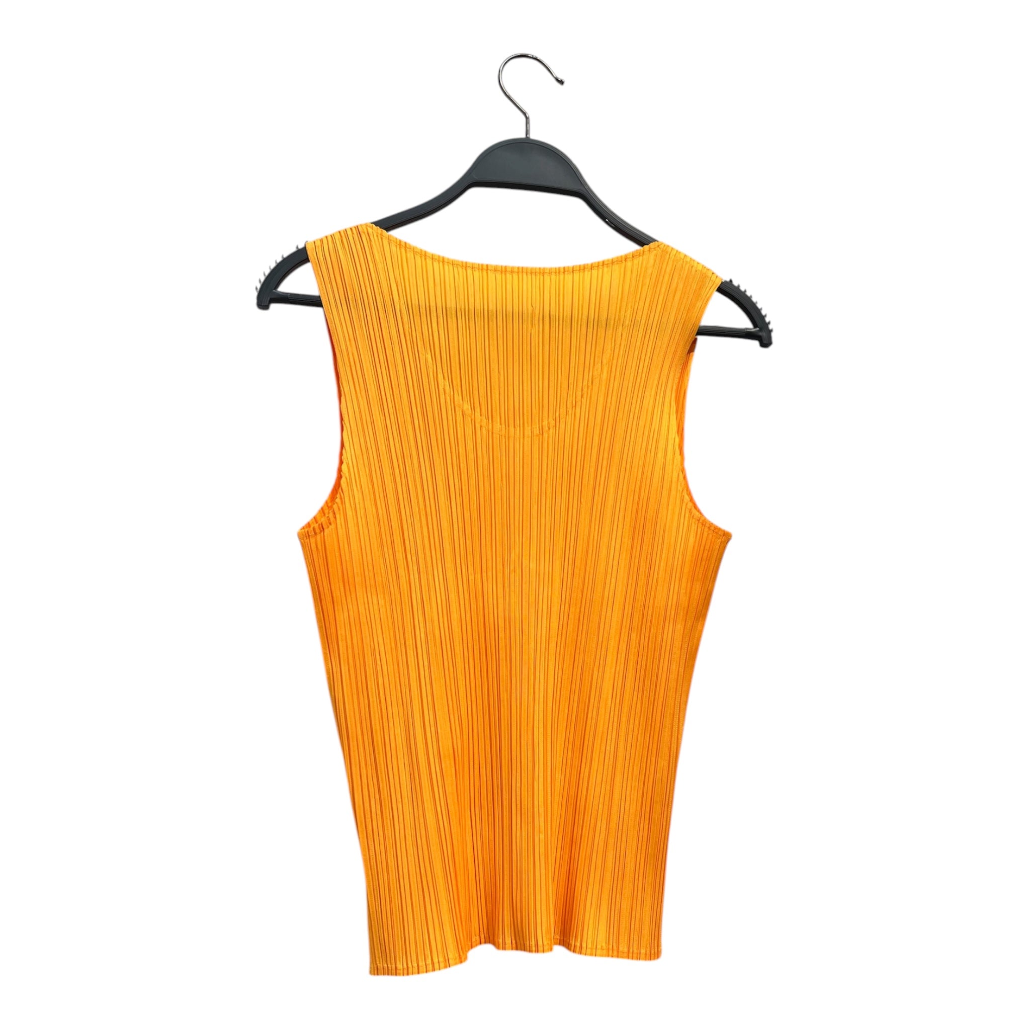 PLEATS PLEASE ISSEY MIYAKE/SL Blouse/4/Polyester/YEL/SIDE SLITS view 2