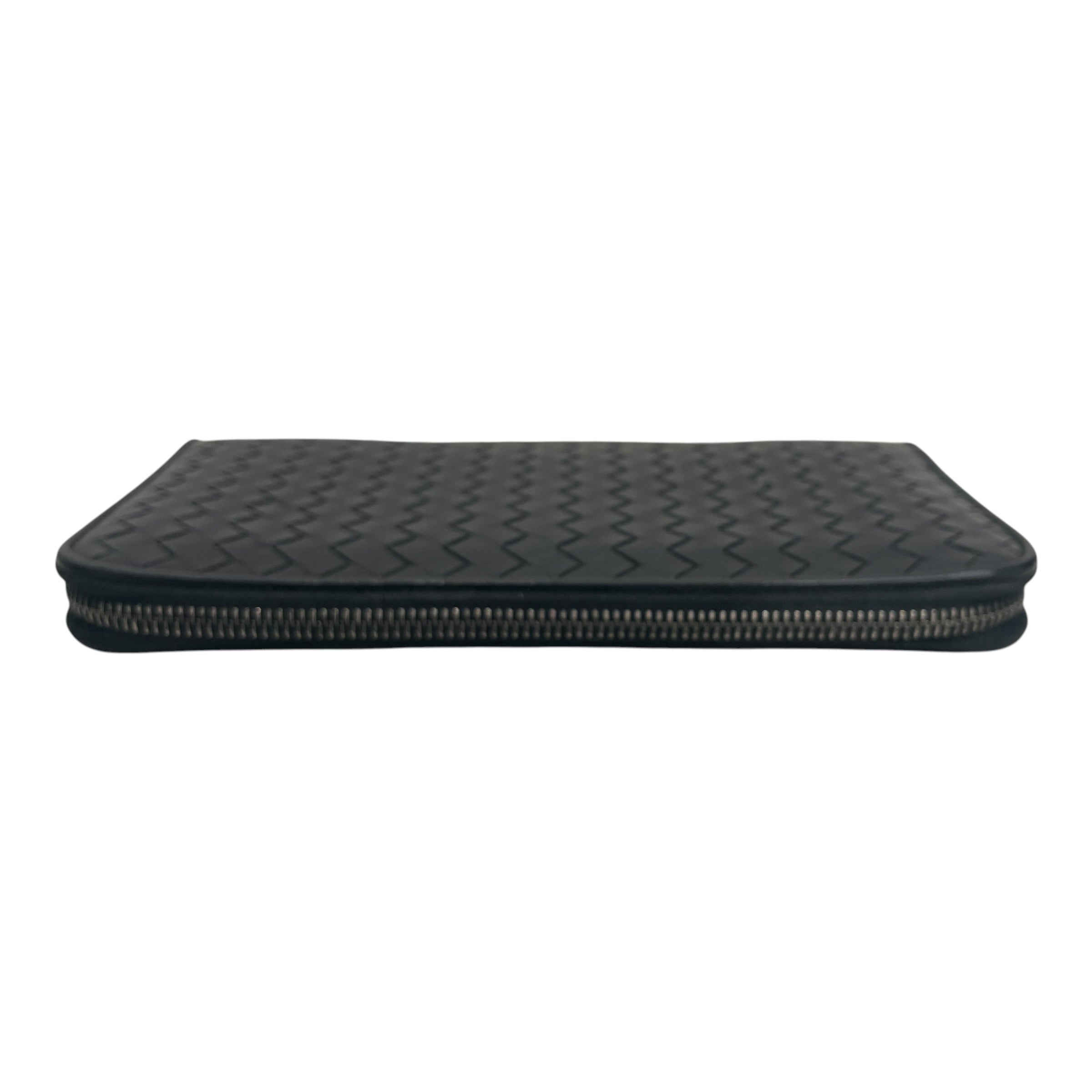 BOTTEGA VENETA/Long Wallet/Leather/BLK/L's/WOVEN WALLET WITH HANDLE view 3