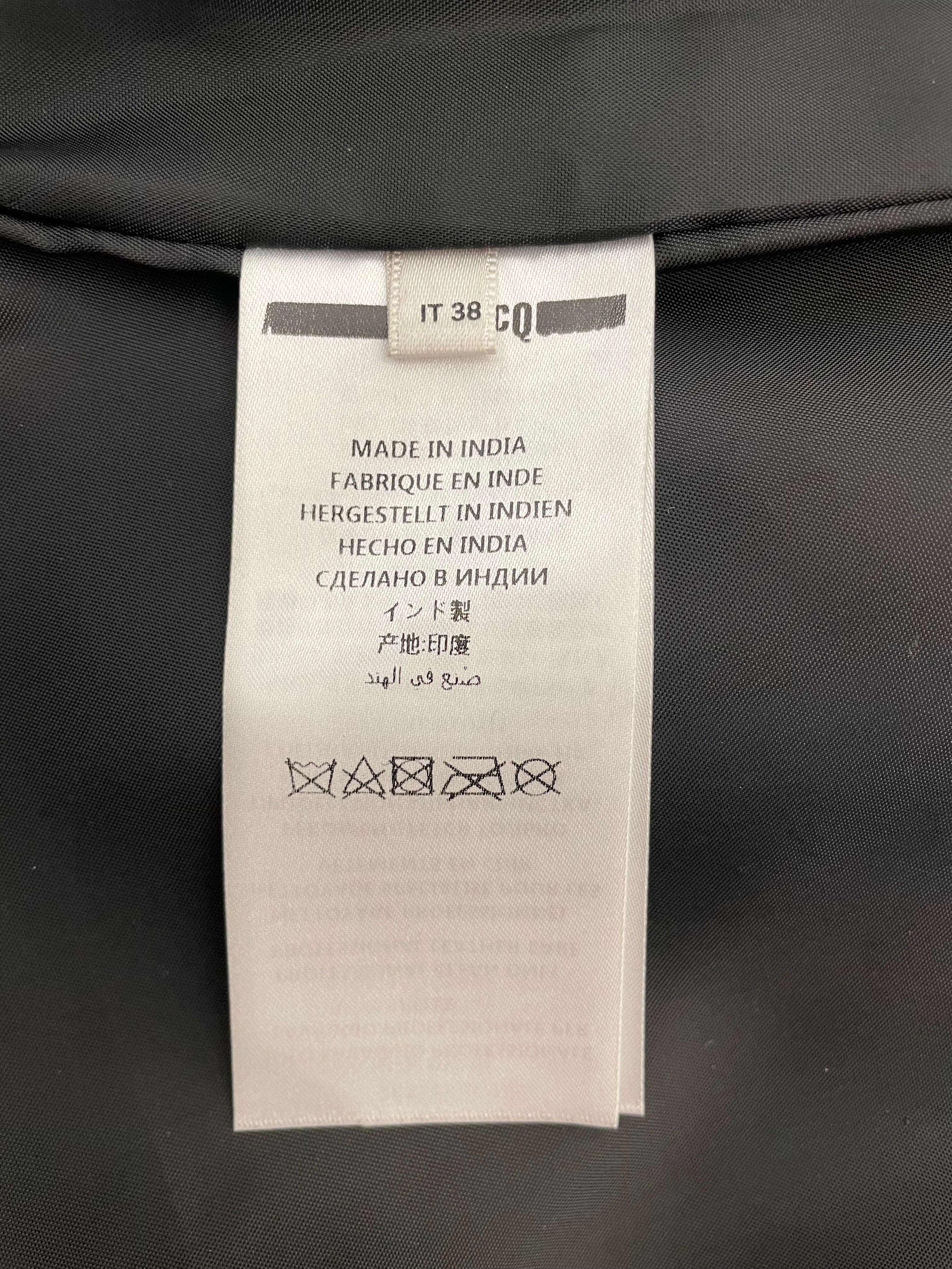 Alexander McQueen/Skirt/38/Leather/BLK/mcqueen leather skirt view 4