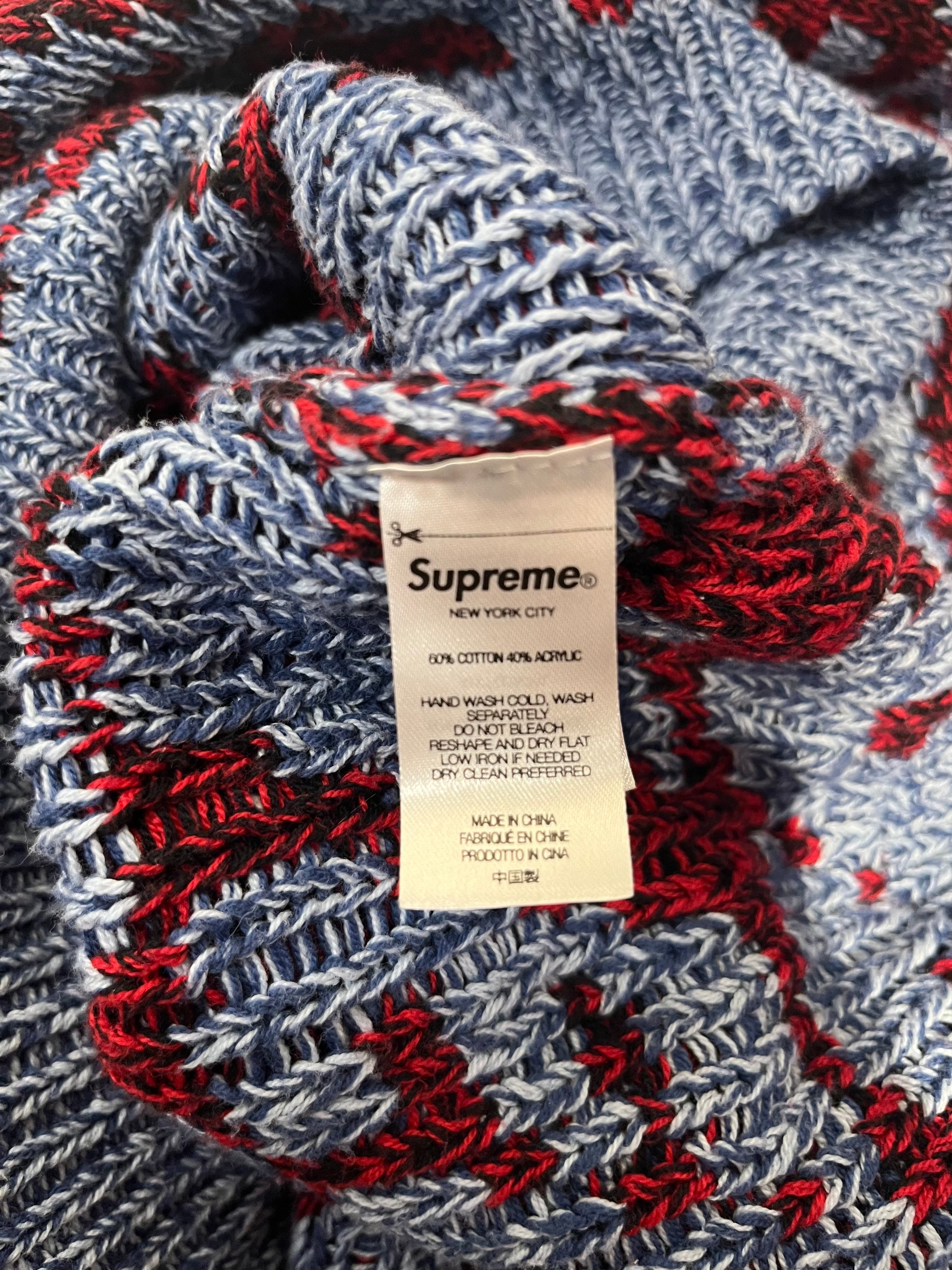 Supreme/Sweater/XL/All Over Print/Cotton/BLU/ view 5