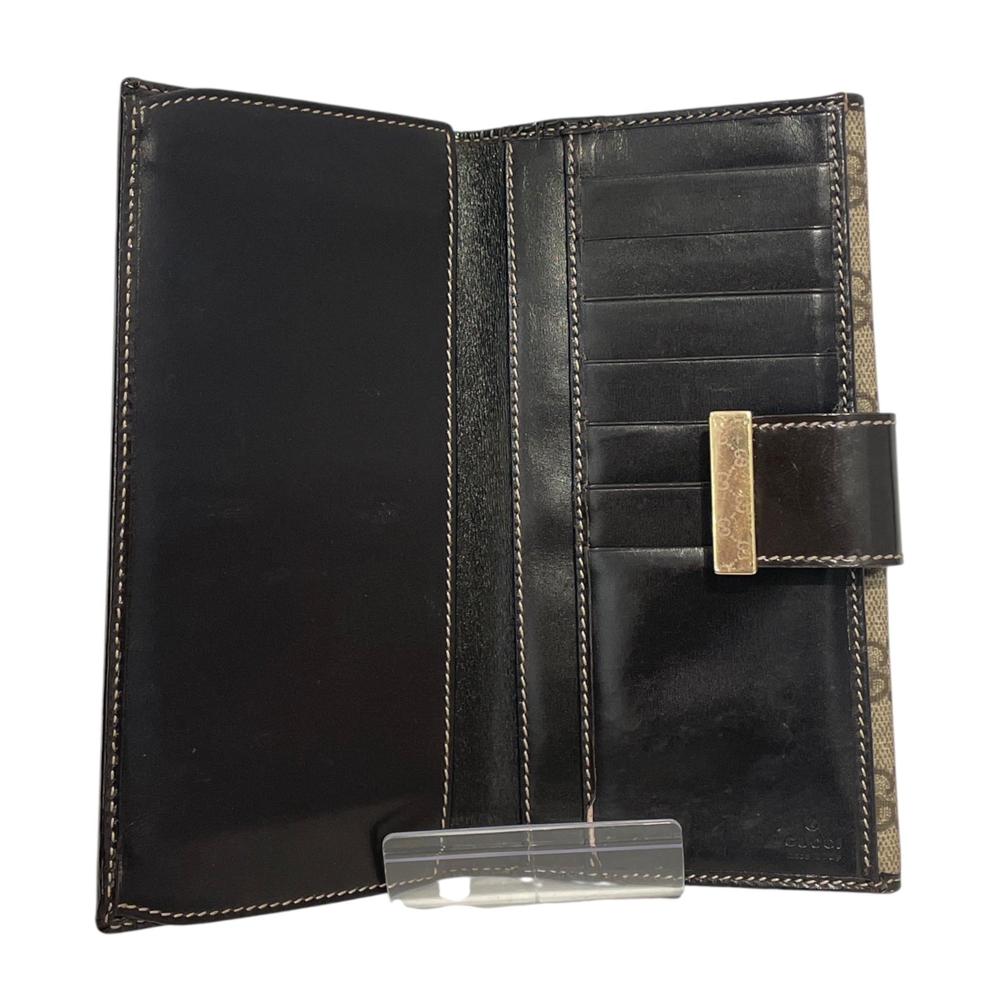 GUCCI/Long Wallet/Monogram/Leather/KHK/L's/JVMD27X view 3