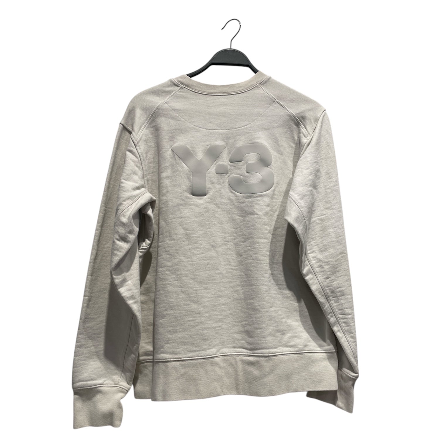 Y-3/Sweatshirt/XL/Cotton/WHT/Y-3 Big Logo White Crewneck view 2