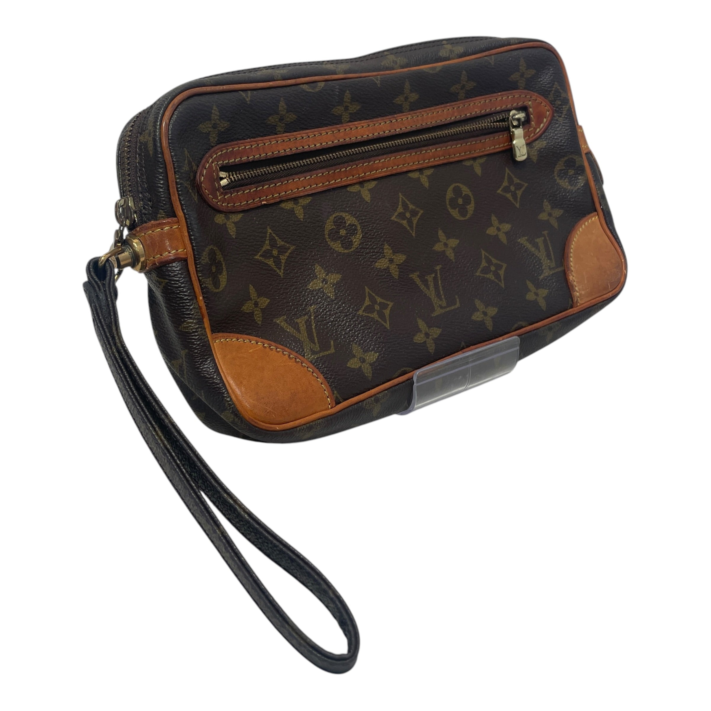 LOUIS VUITTON/Clutch Bag/Monogram/Leather/BRW/Marly Dragonne Clutch Bag view 2