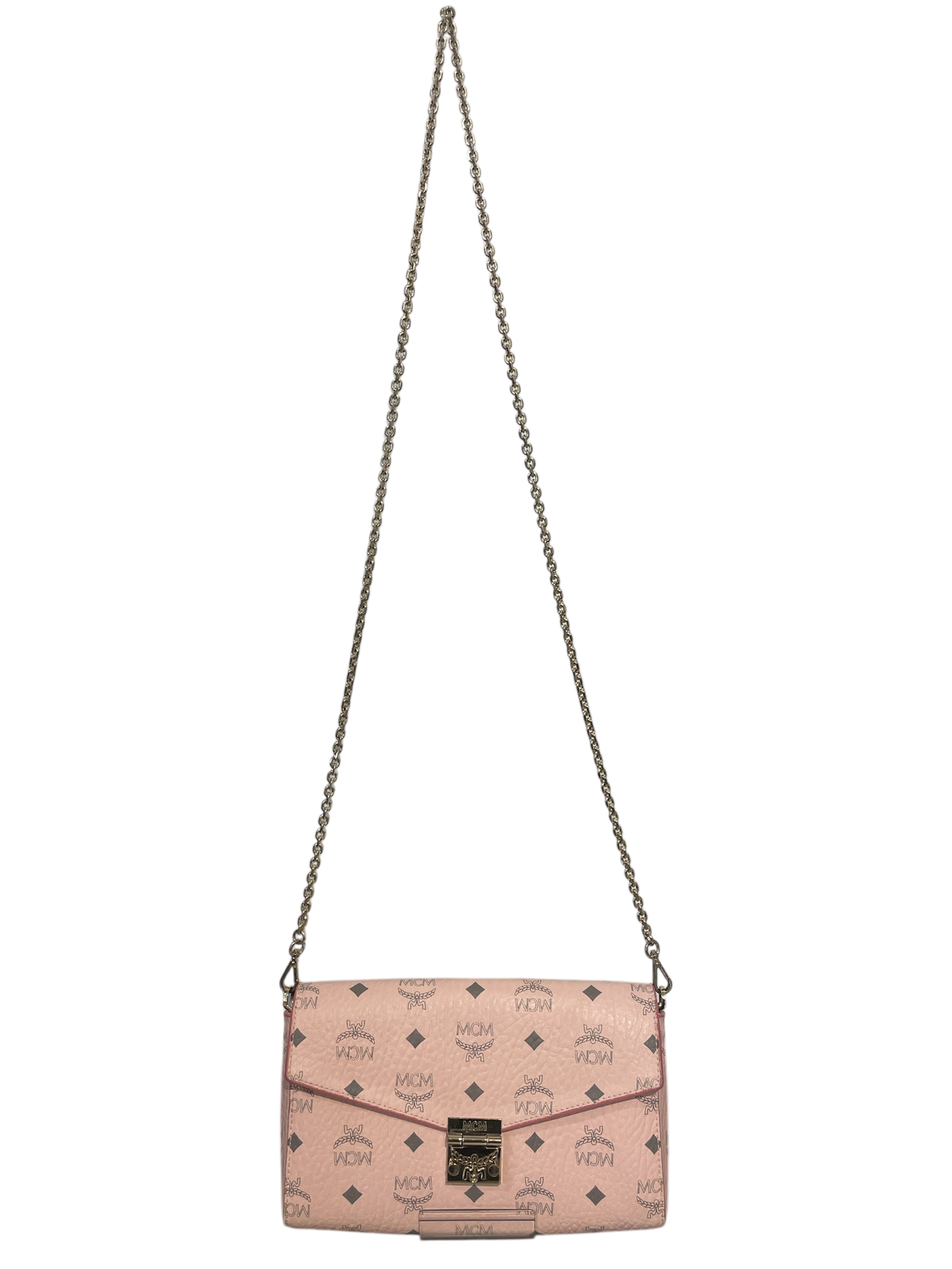 MCM/Clutch Bag/Leather/PNK/ view 1