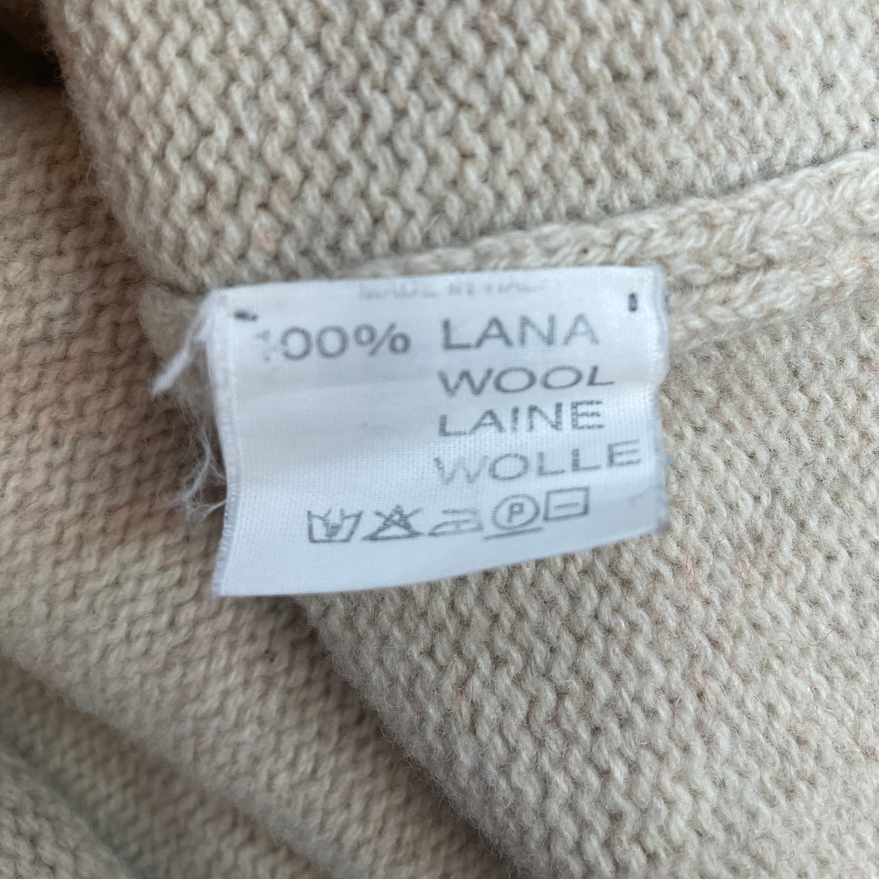 Maison Margiela/Heavy Sweater/L/Wool/BEG/2002 ARCHIVE SWEATER view 4