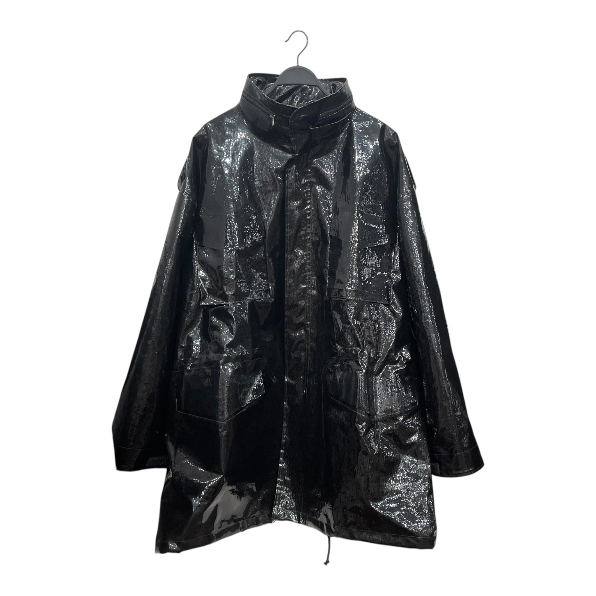 Maison Margiela/Mountain Parka/40/BLK/RUBBER SPORTSMAN JACKET view 1