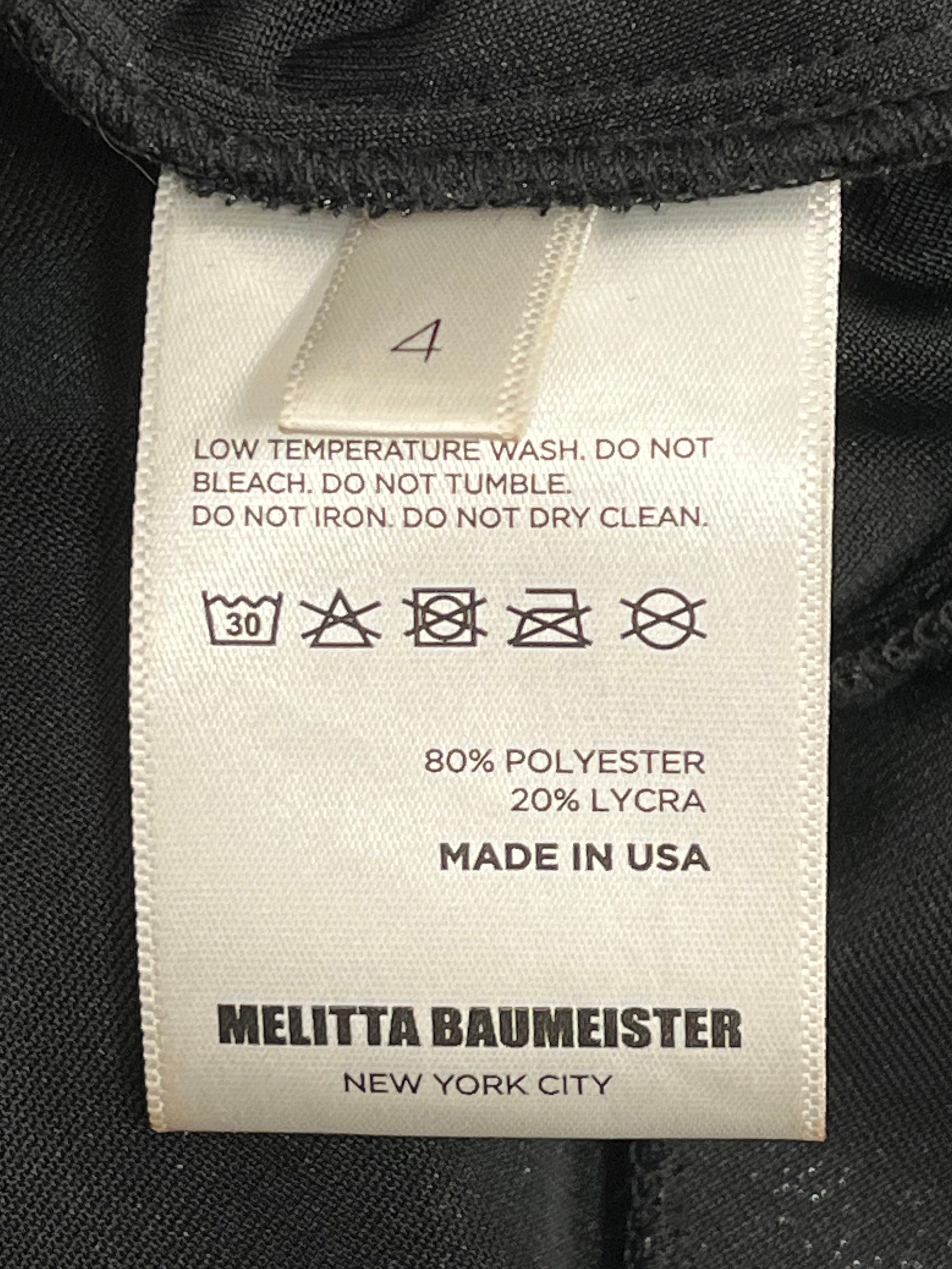 MELITTA BAUMEISTER/Long Skirt/4/Velour/BLK/Flare/ROUND STUCTURED BOTTOM view 5