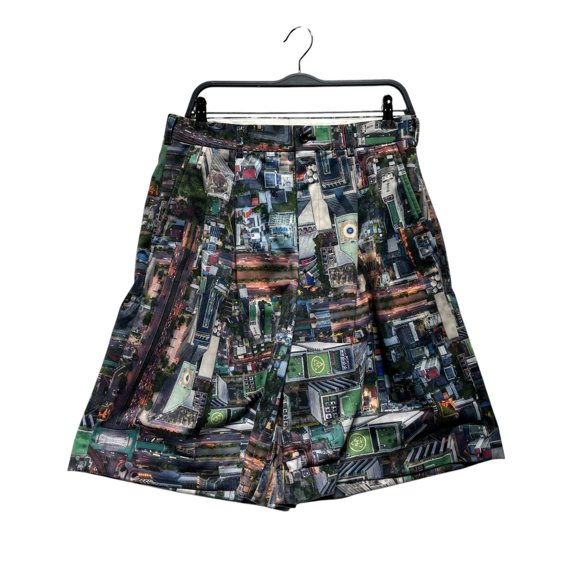 COMME des GARCONS HOMME PLUS/Shorts/S/Cotton/BLU/All Over Print/CITYSCAPE TAILORED view 1