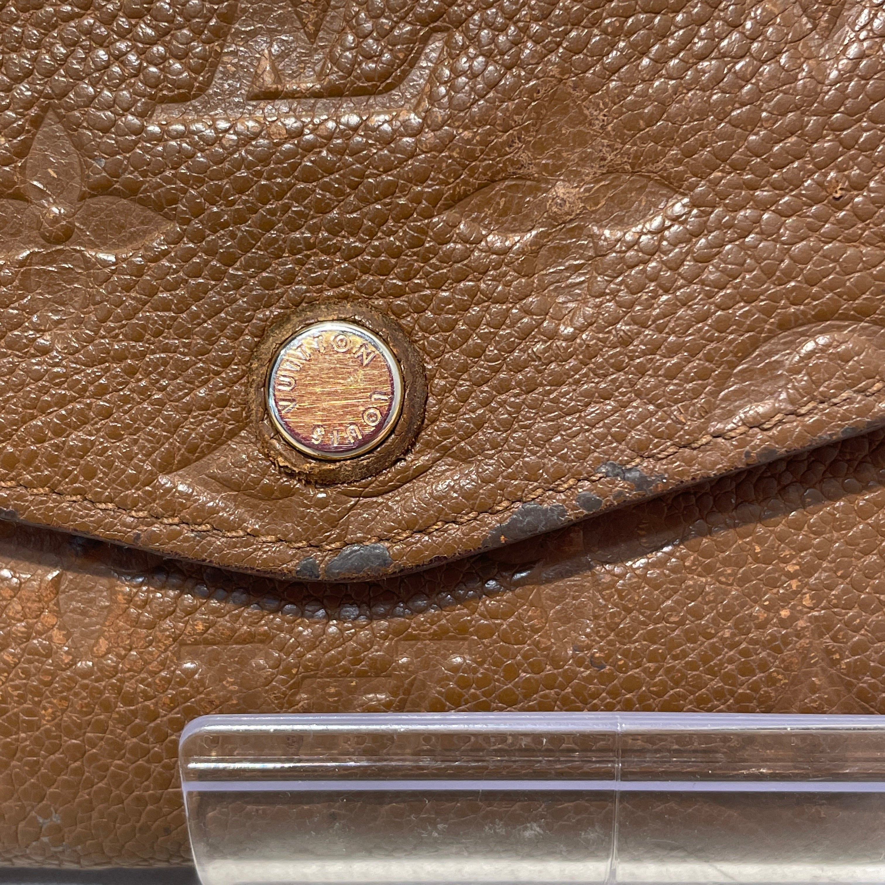 LOUIS VUITTON/Long Wallet/Monogram/Leather/BRW/L's/Mastic Empreinte Wallet view 6