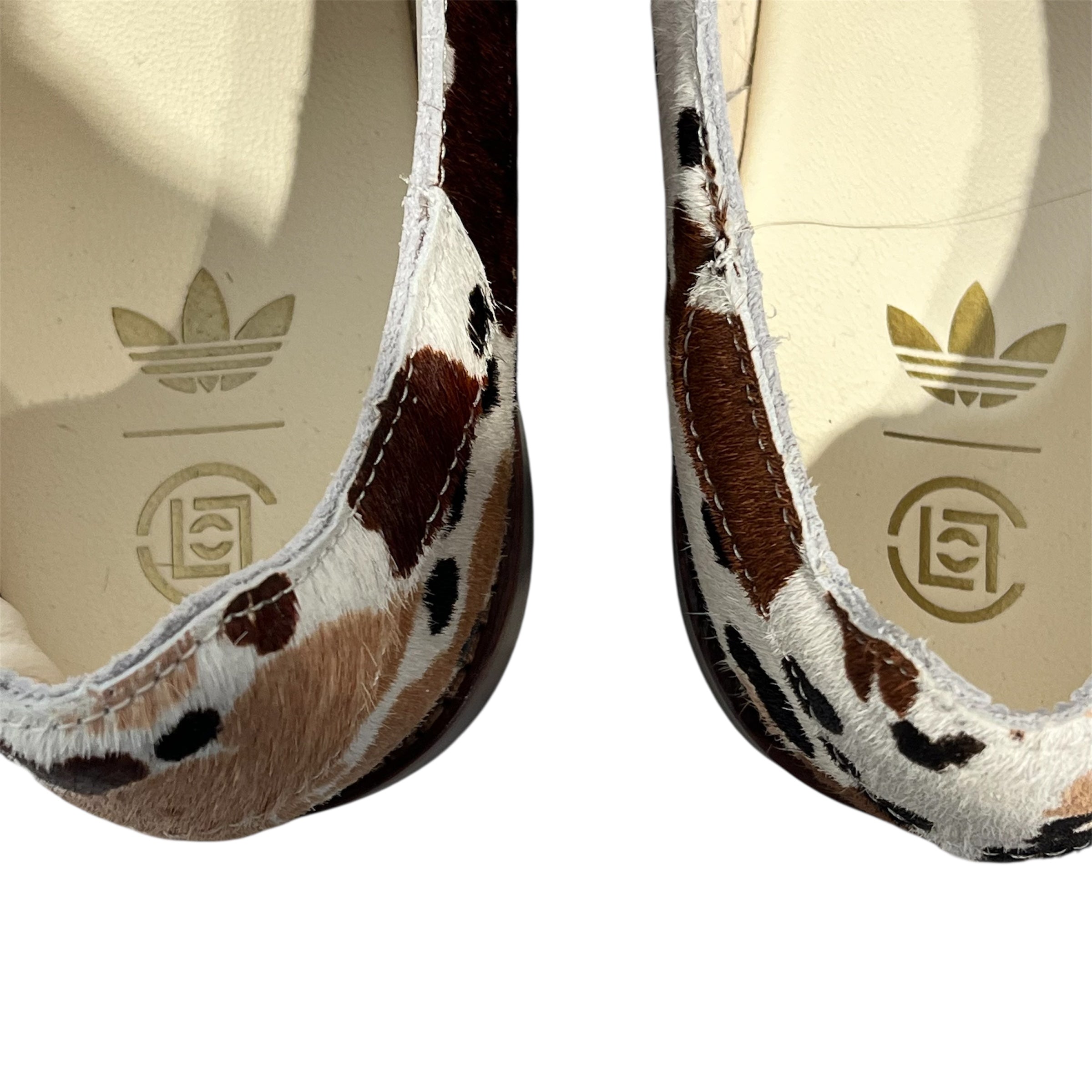 adidas/Dress Shoes/US 12/Animal Pattern/Fur/BRW/CLOT DYED COW FUR TASSLE LACES view 5