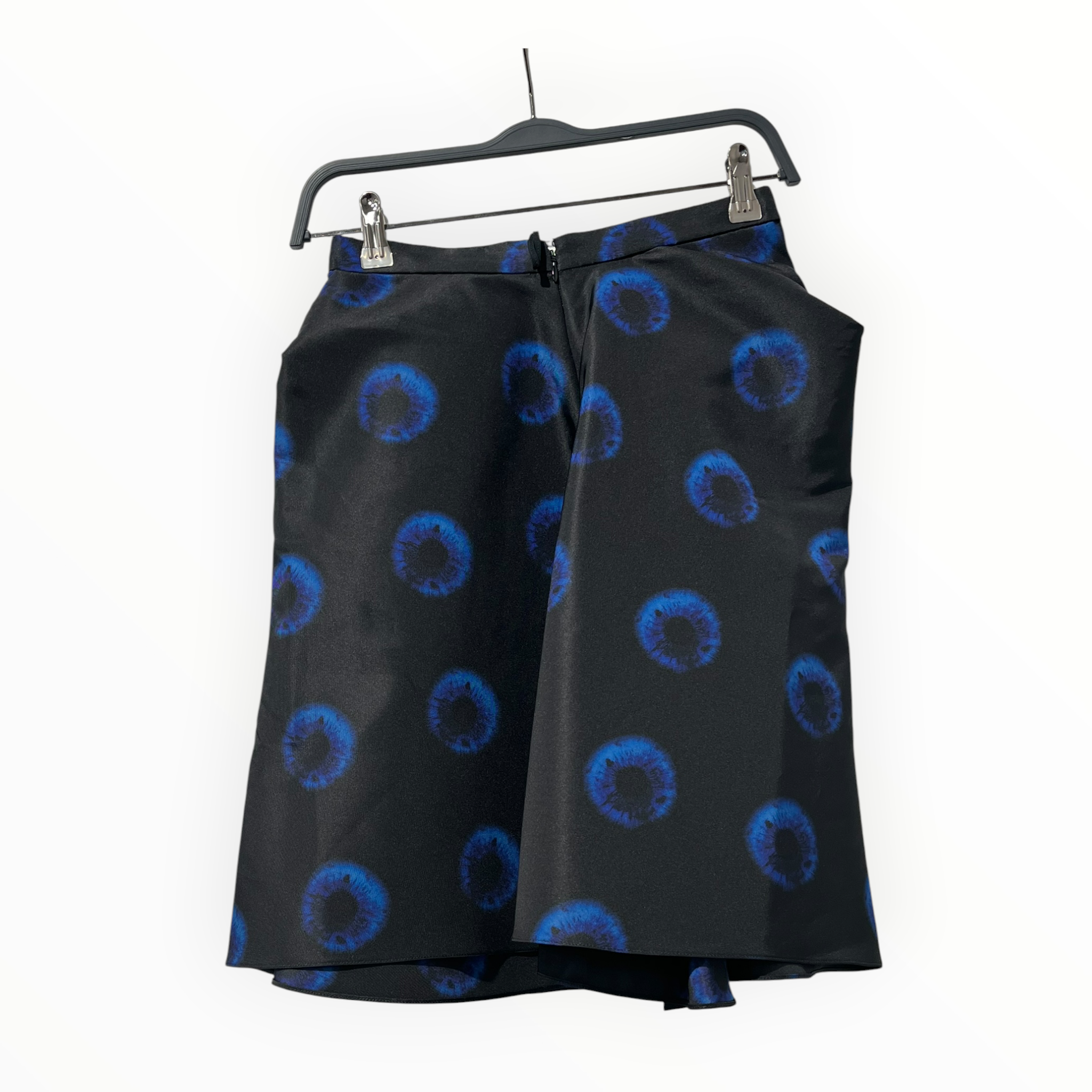 Alexander McQueen/Skirt/38/All Over Print/Cotton/BLK/DYED RINGS PLEATED SKIRT BNWT view 2