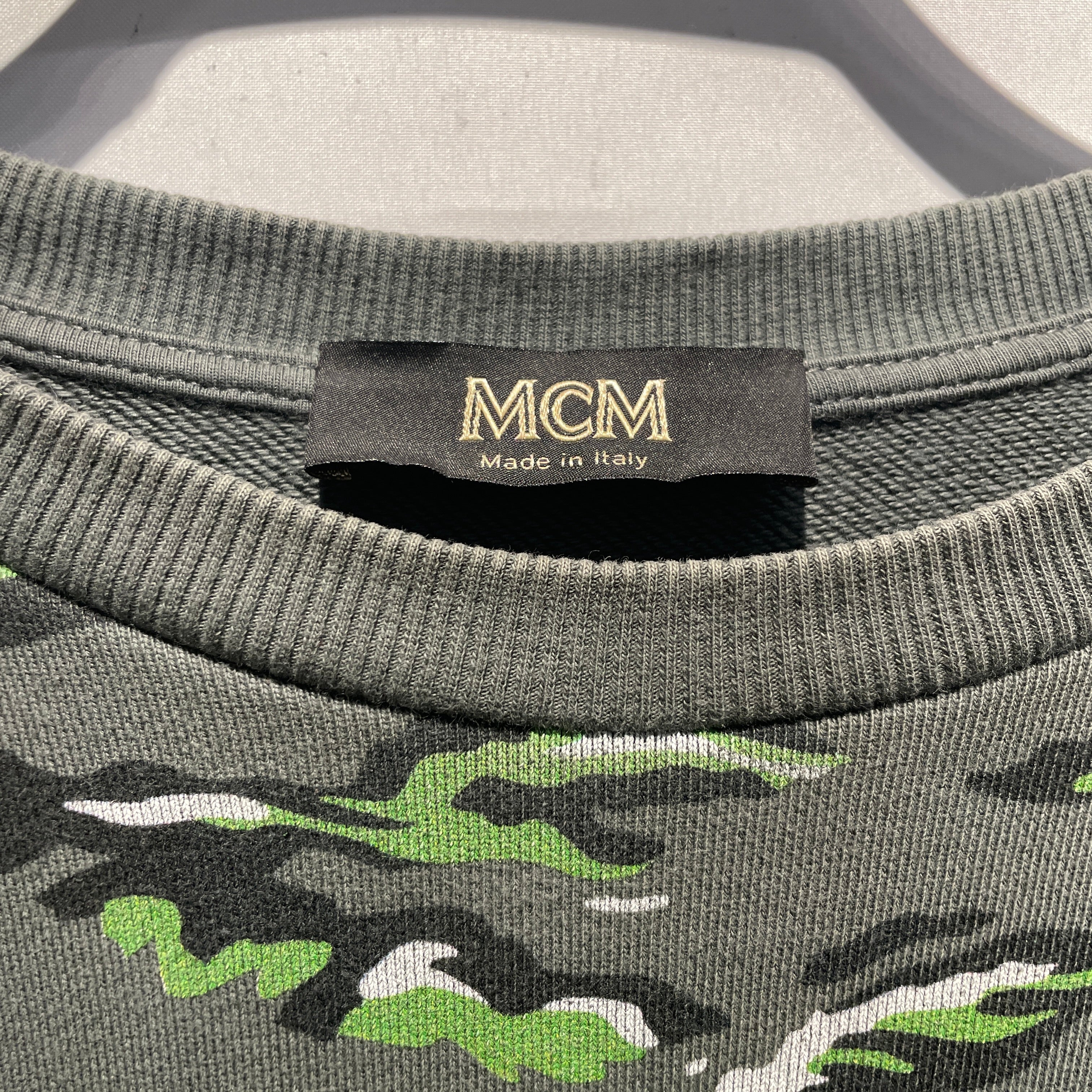 MCM/Sweatshirt/S/Animal Pattern/Cotton/GRN/MCM SWESHT GREEN view 3