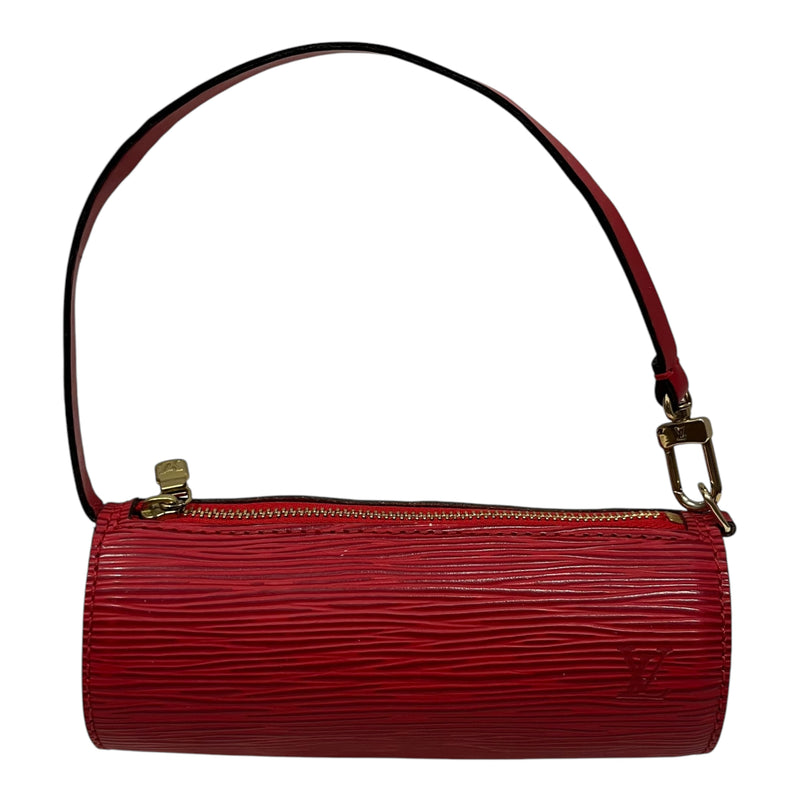 LOUIS VUITTON/Clutch Bag/Leather/RED/Epi papillon pochette