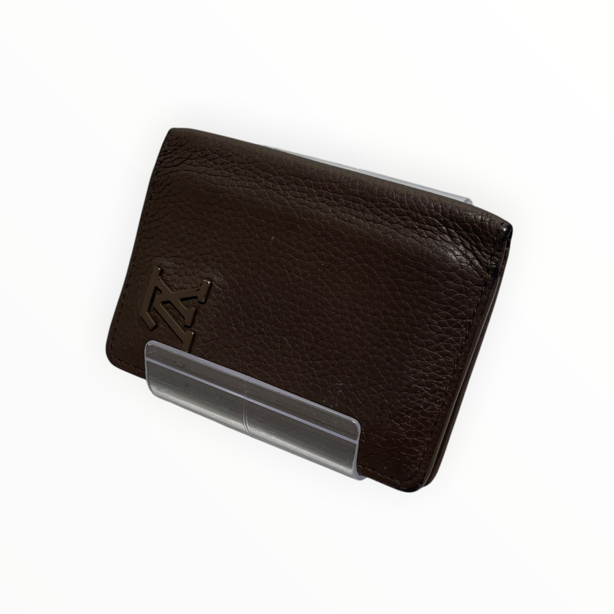 LOUIS VUITTON/Bifold Wallet/Leather/BRW/M's/AEROGRAM view 2