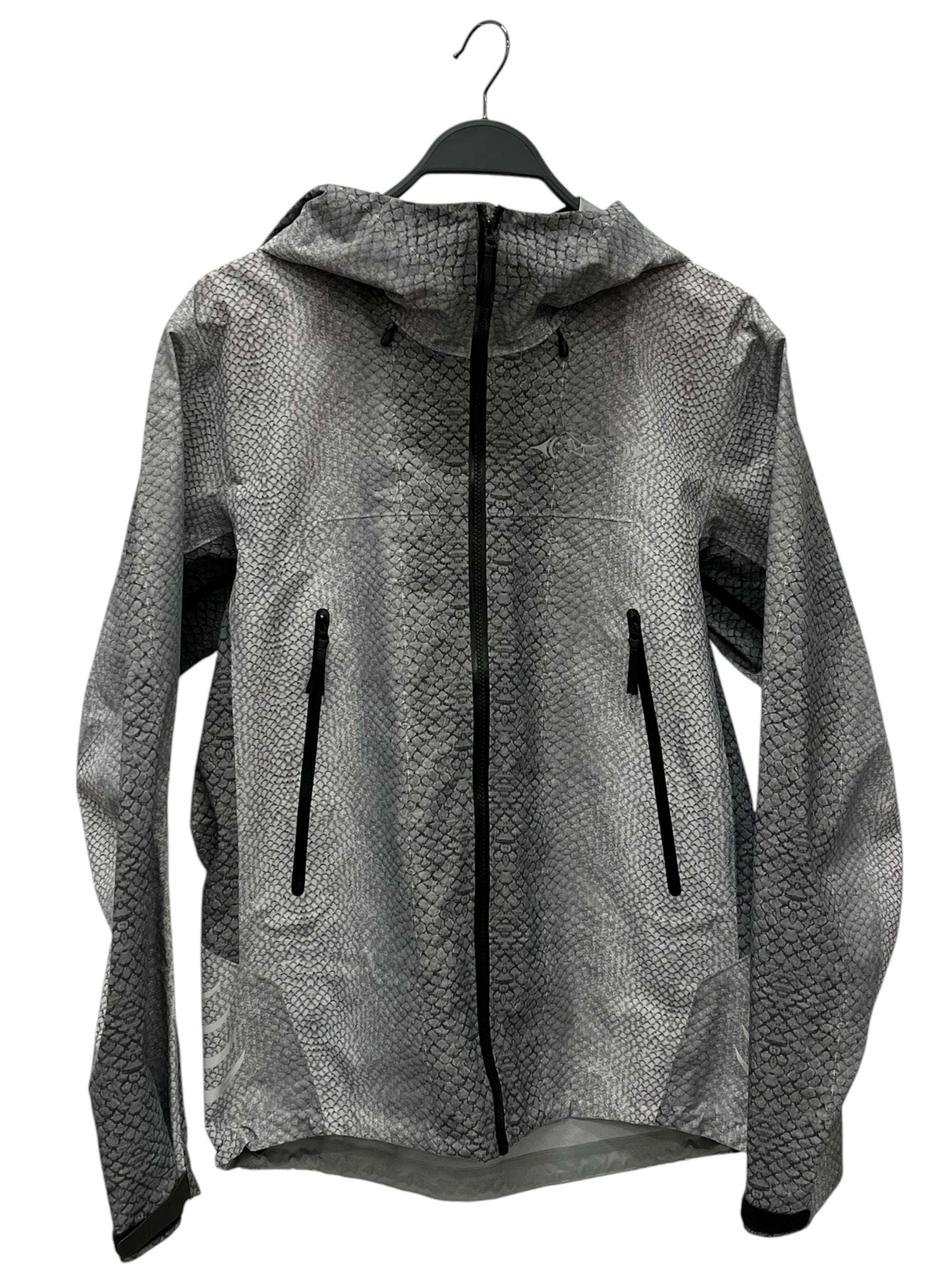 ARC'TERYX/Windbreaker/M/Nylon/GRY/Animal Pattern/WALK GENTLY FISHSCALE BETA view 1