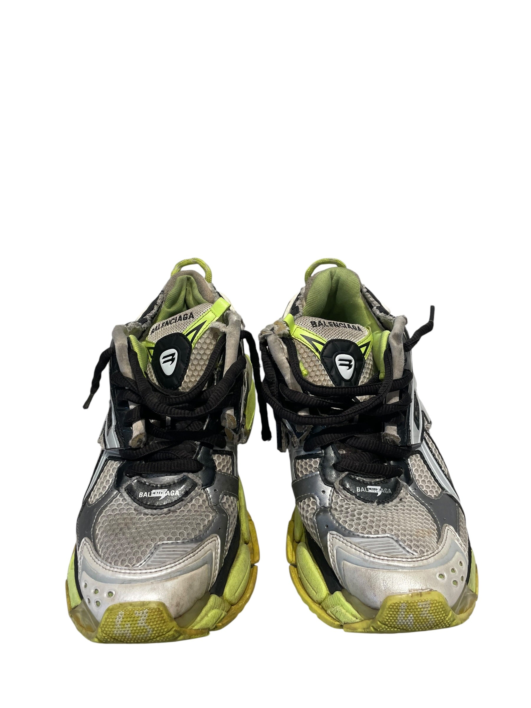 BALENCIAGA/Low-Sneakers/EU 43/GRY/Runner "Fluo Yellow" view 4