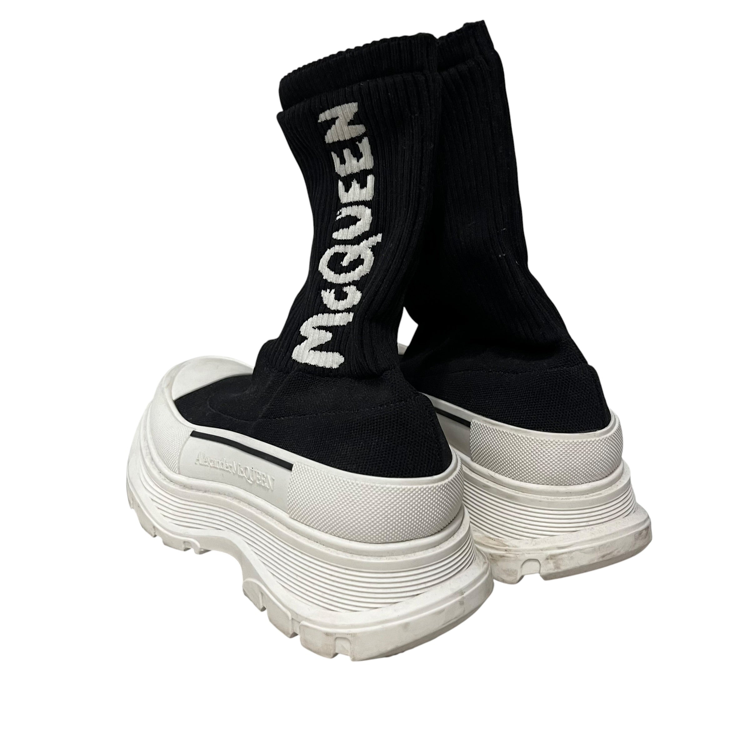 Alexander McQueen/Hi-Sneakers/alexand mcqueen sock platform view 2