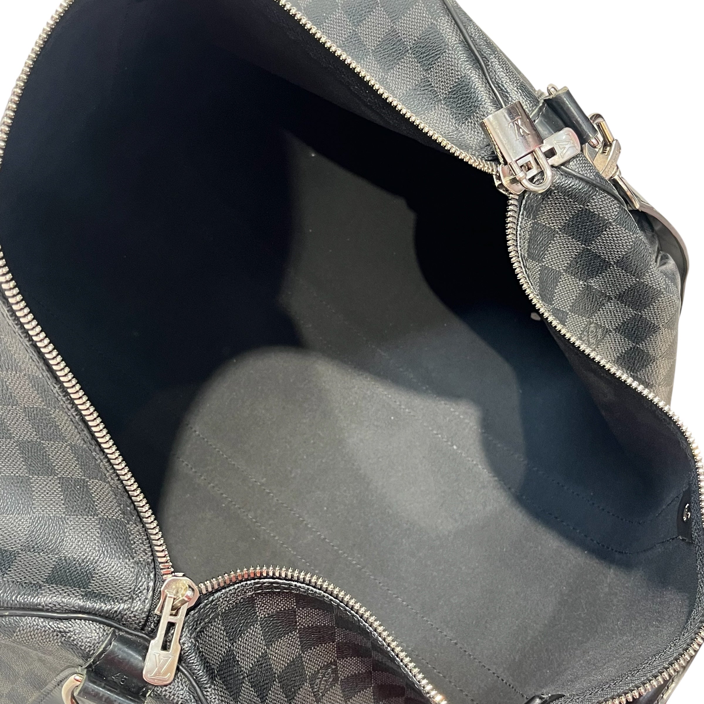 LOUIS VUITTON/Luggage/Monogram/GRY/Damier Graphite Keepall Bandou view 9