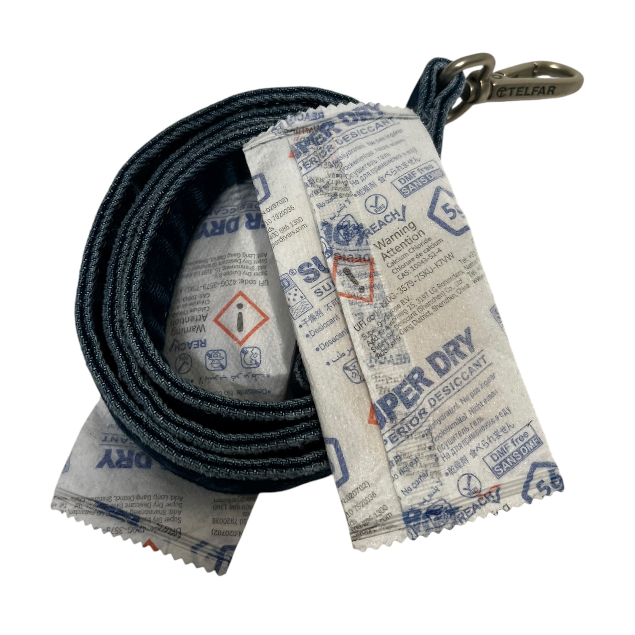 Telfar/Cross Body Bag/Denim/BLU/ROUND MED DUFFLE view 6