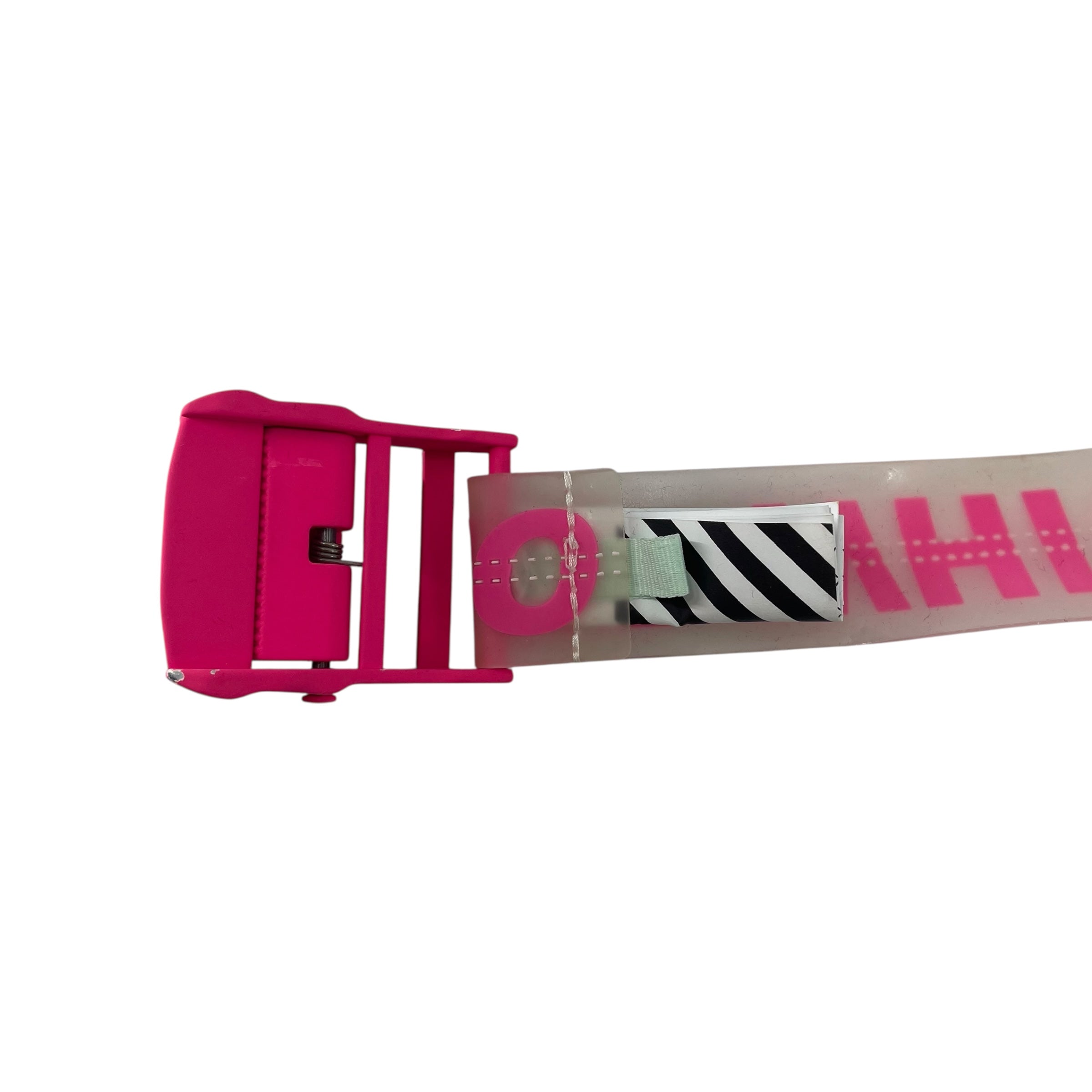 OFF-WHITE/Belt/Polyester/PNK/TAPE CLEAR view 5