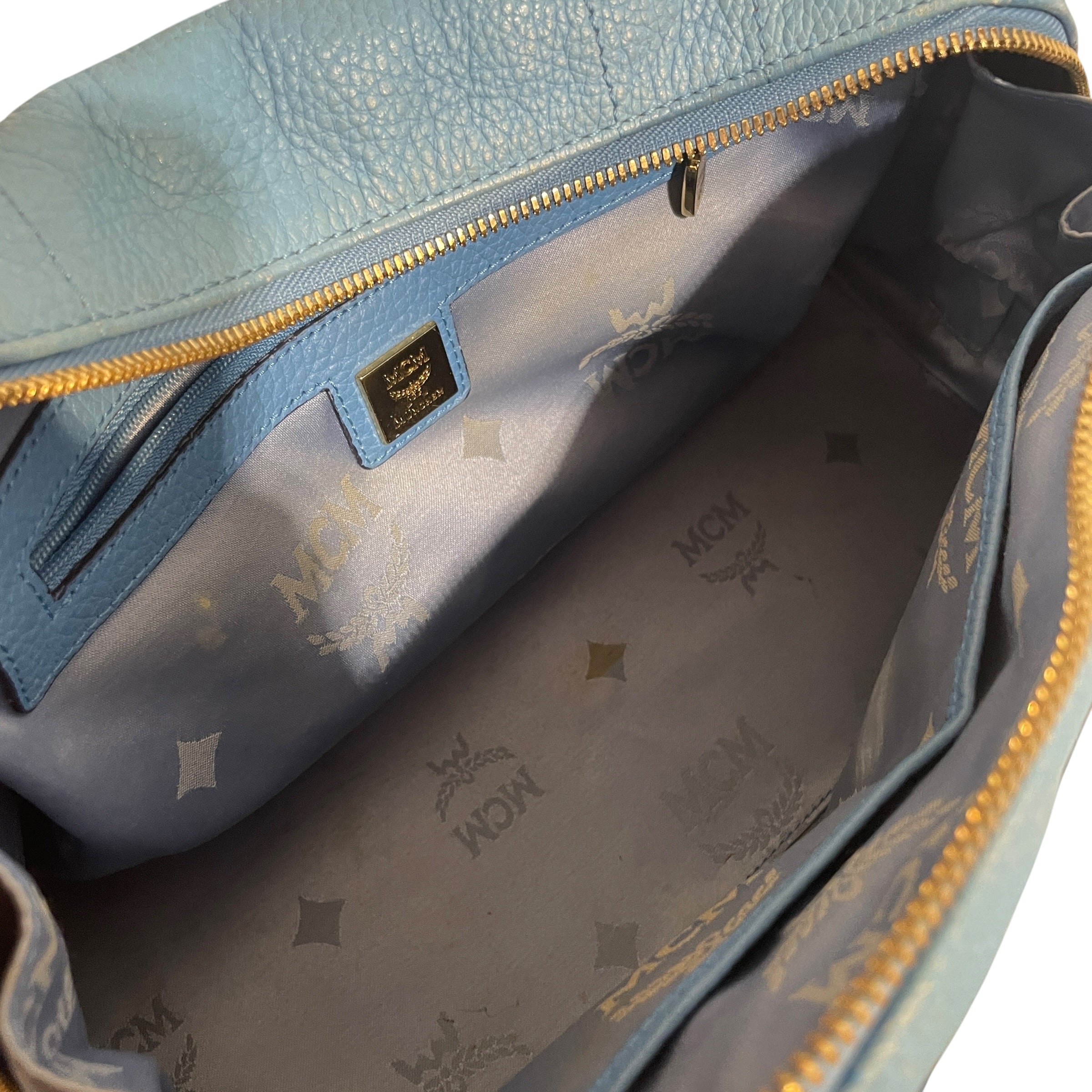 BURBERRY/Bag/Leather/NVY/Heritage Grained Leather Bag view 3