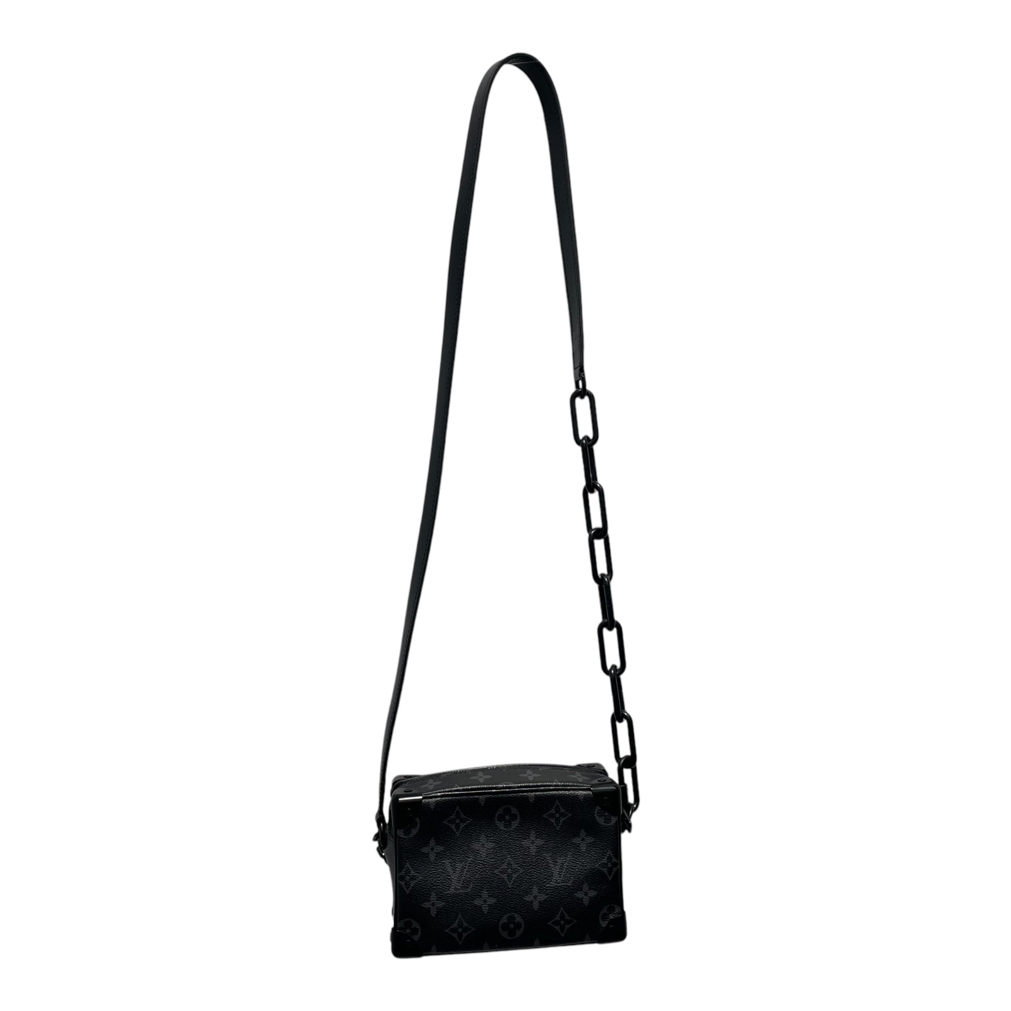LOUIS VUITTON/Cross Body Bag/Monogram/Leather/BLK/FL4210 Mini Trunk view 1