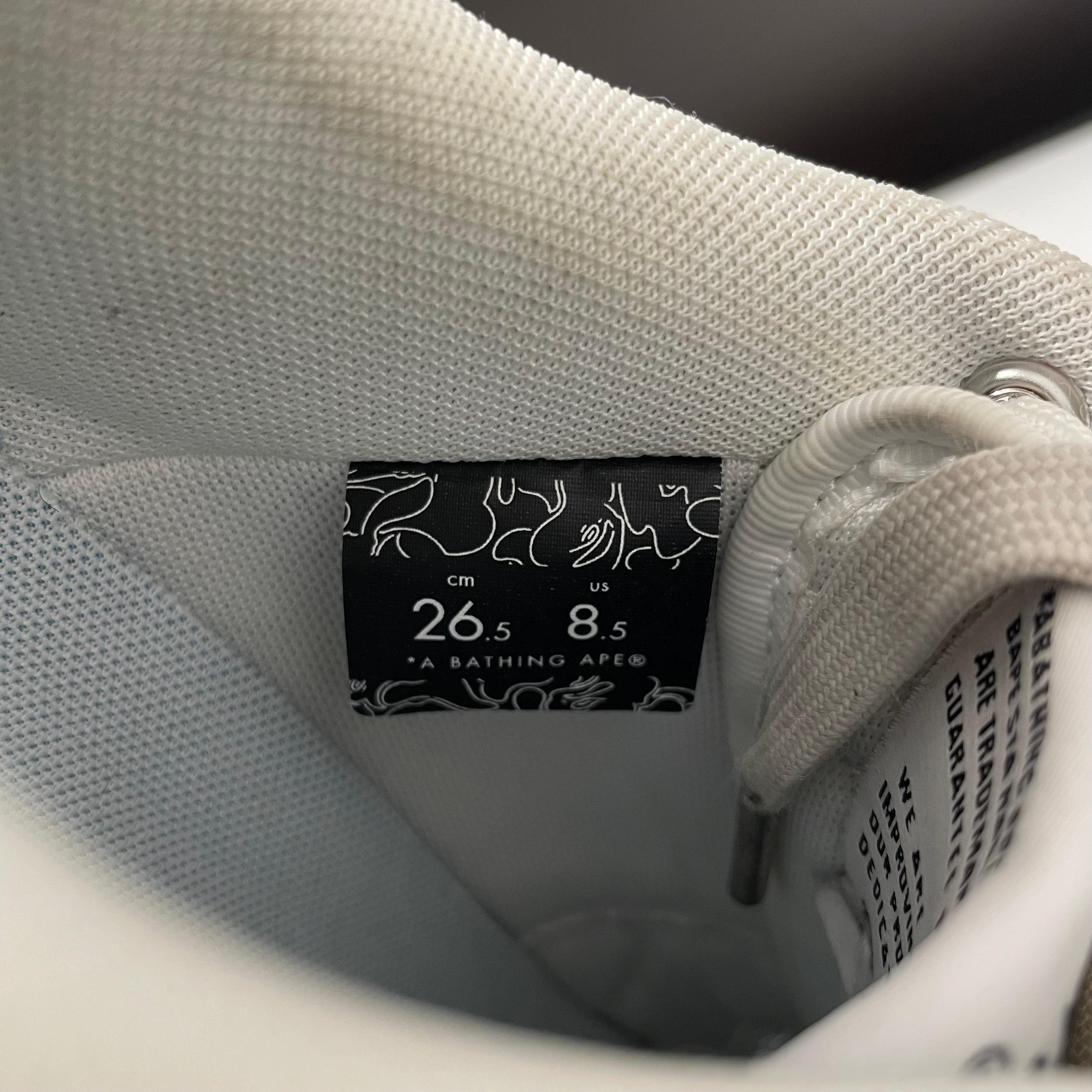 BAPE STA!/Low-Sneakers/US 8.5/GRY/ view 4