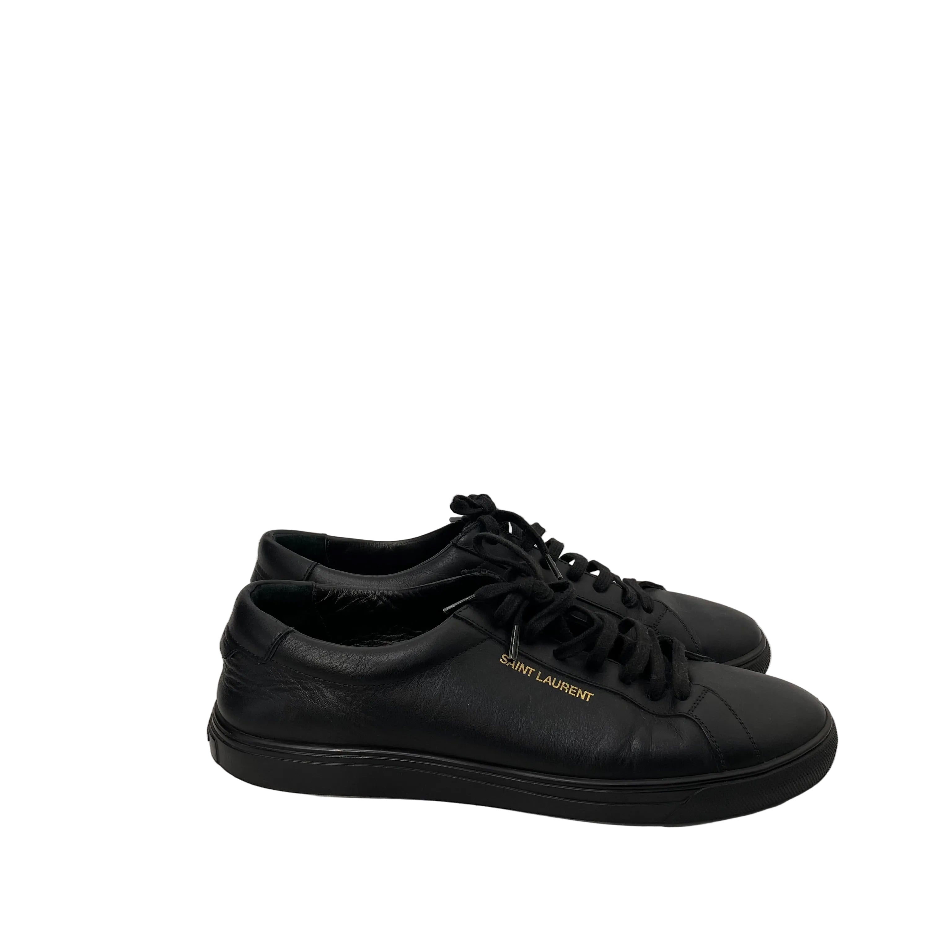 SAINT LAURENT/Low-Sneakers/US 8.5/Leather/BLK/ANDY SNEAKERS view 7